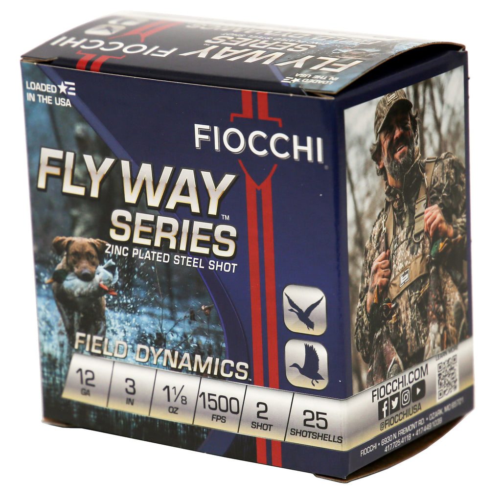 FIOCCHI 12GA #2 FLYWAY STEEL 25/250