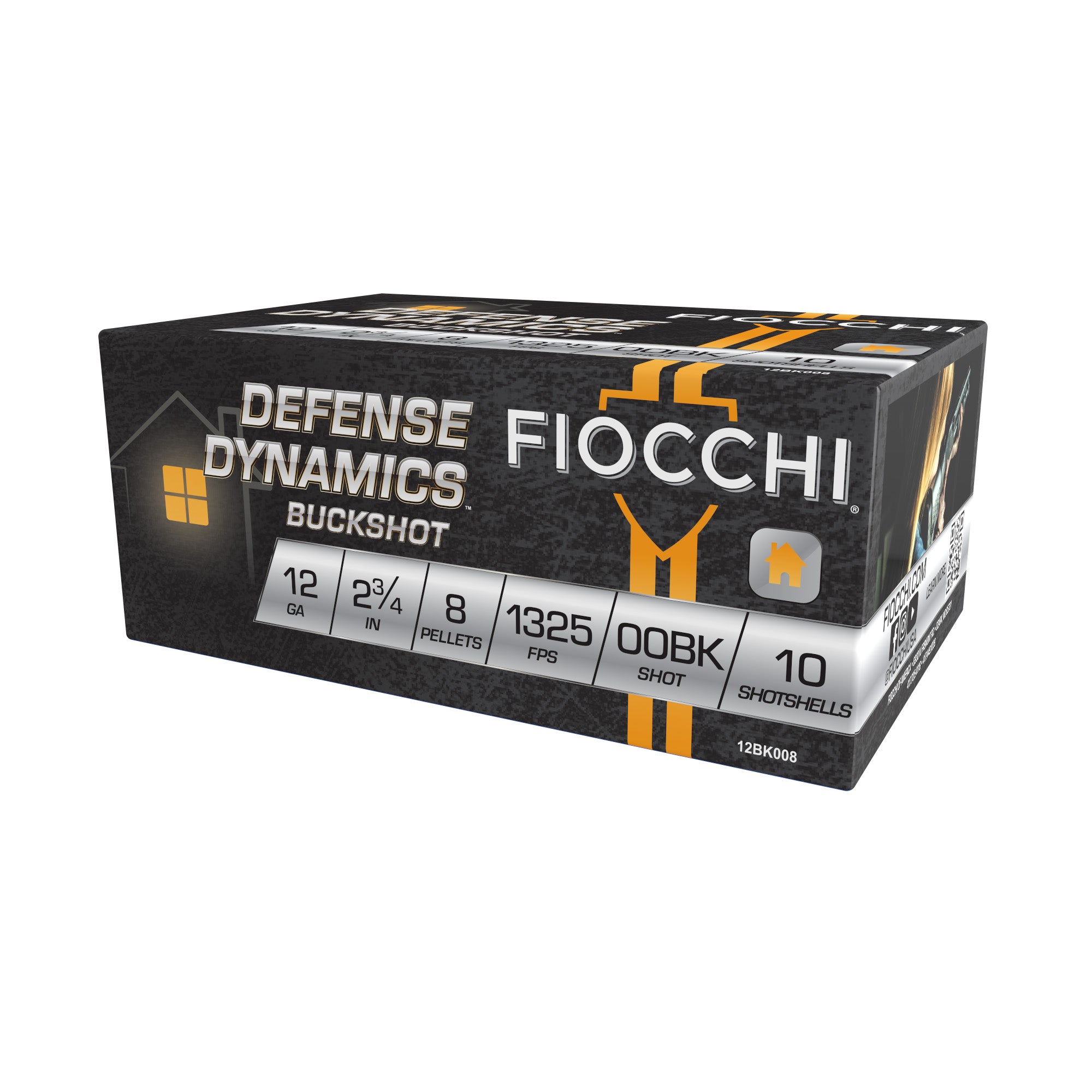 FIOCCHI 12GA 2.75 00BK 10/250
