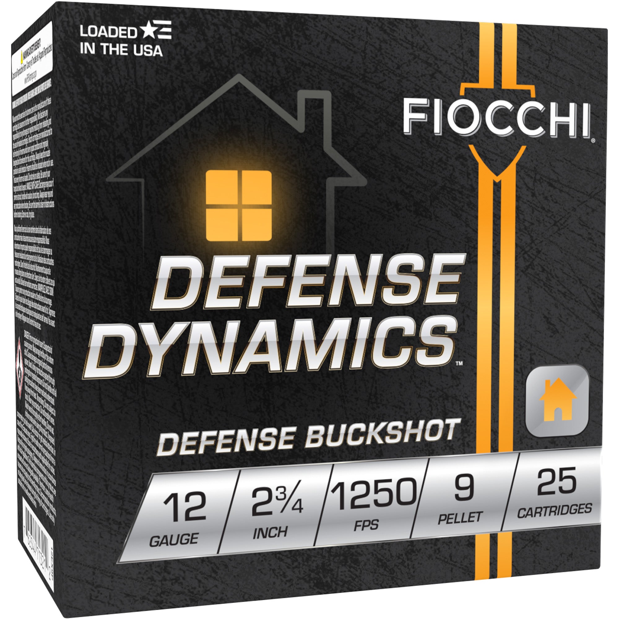 FIOCCHI HM DEFNS BUCK 12GA #1 25/250