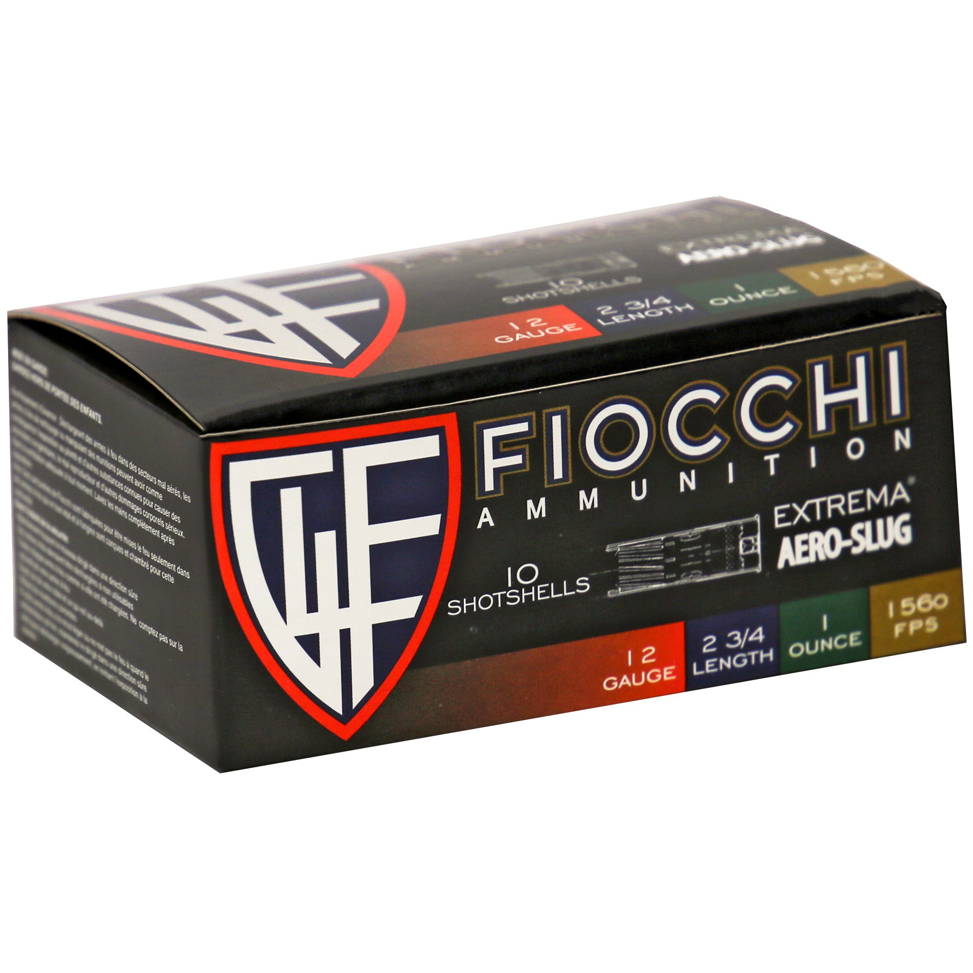 FIOCCHI 12GA AERO SLUG HV 10/250