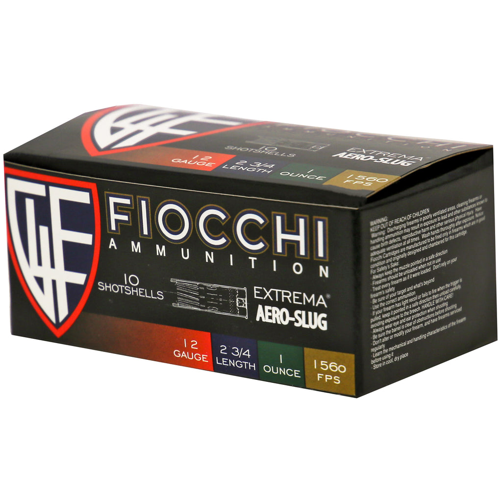 FIOCCHI 12GA AERO SLUG HV 10/250
