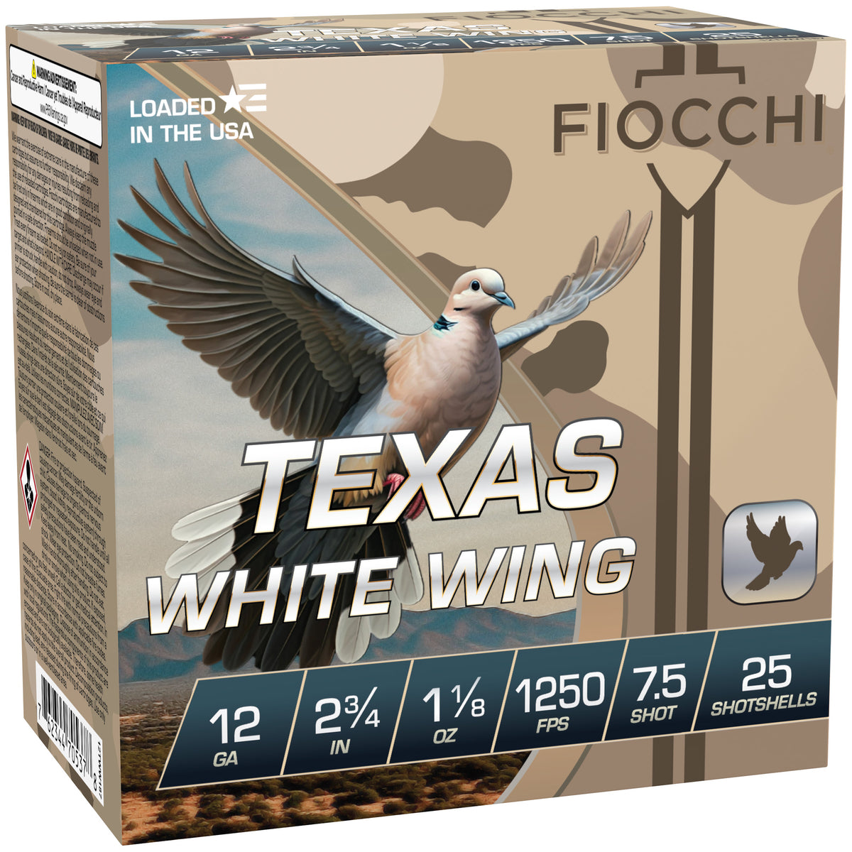 FIOCCHI TX WW 12GA 2.75 7.5 100/200