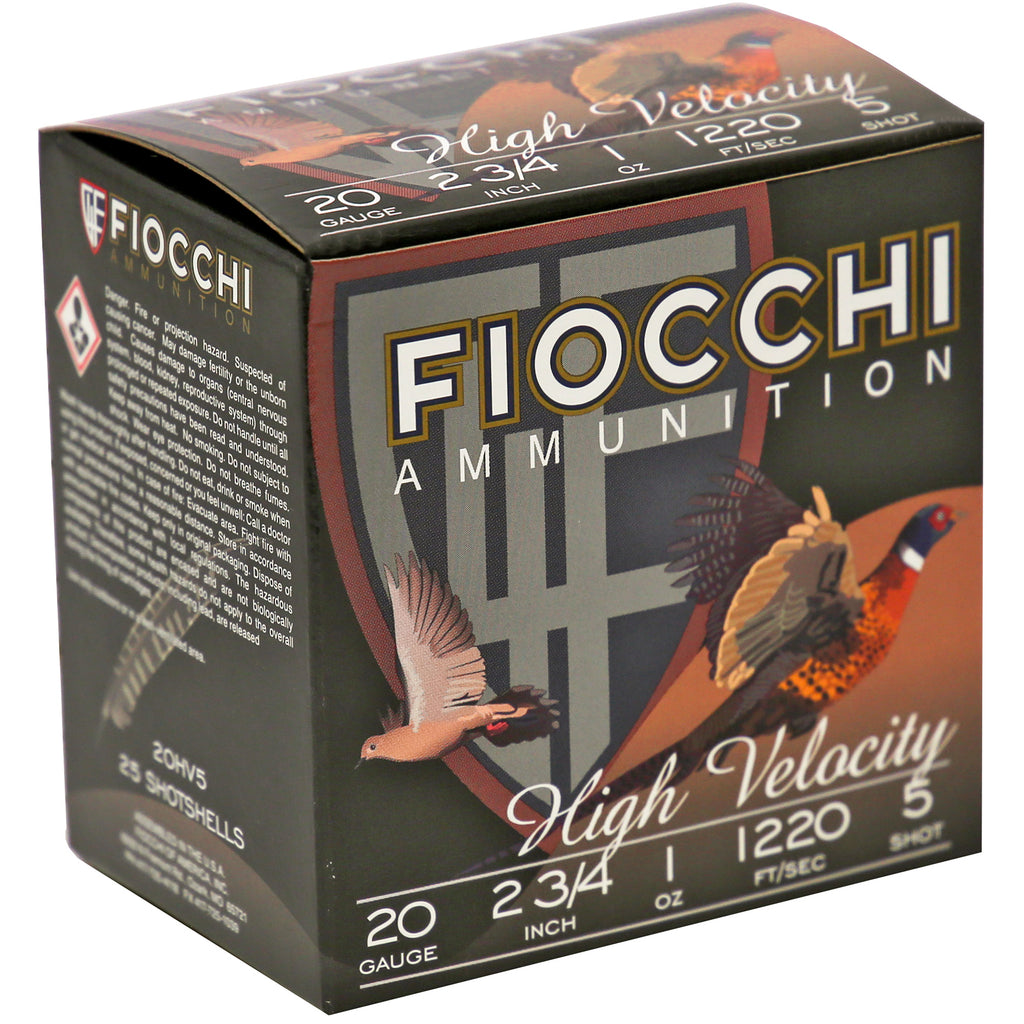 FIOCCHI 20GA #5 HV LEAD HUNT 25/250