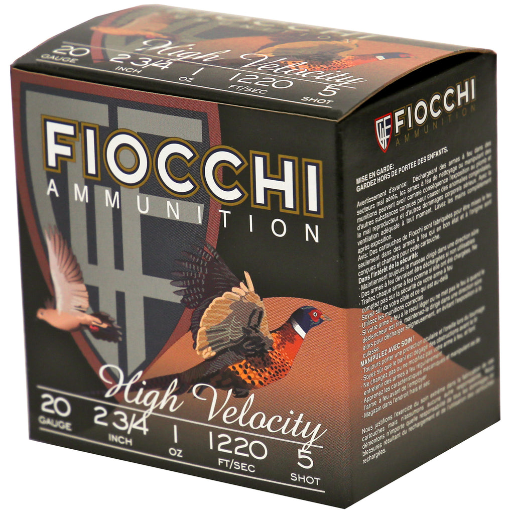 FIOCCHI 20GA #5 HV LEAD HUNT 25/250