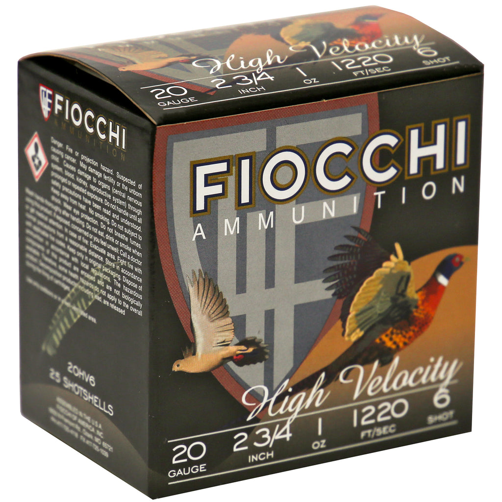 FIOCCHI HV LD 20GA 2.75 #6 25/250