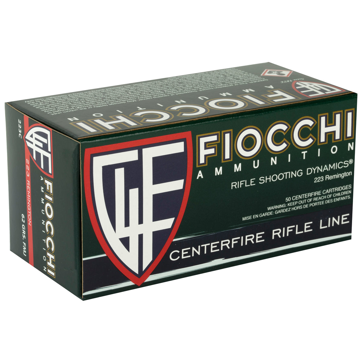FIOCCHI 223REM 62GR FMJBT 50/1000