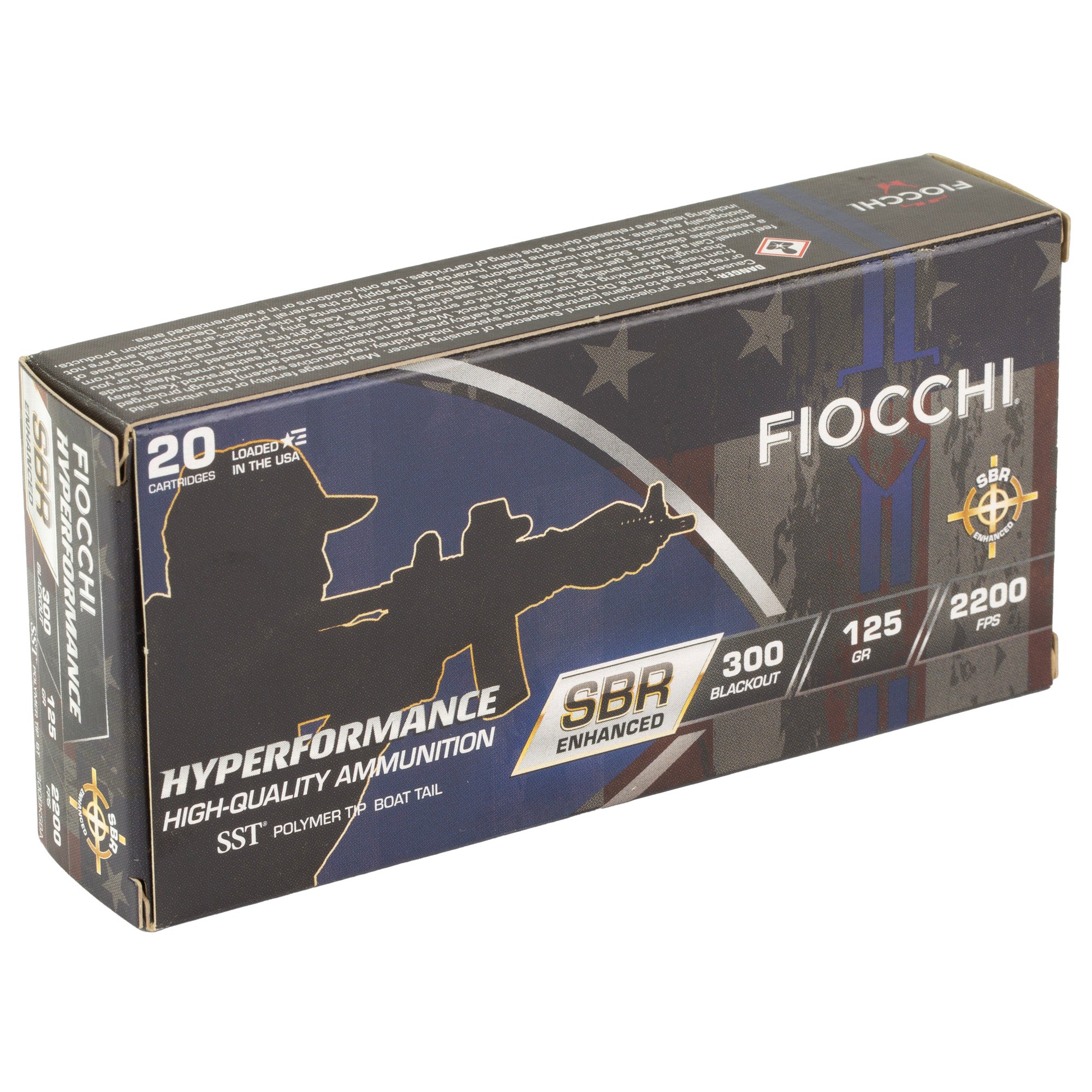 FIOCCHI HYPR SBR 300BLK 125GR 20/200