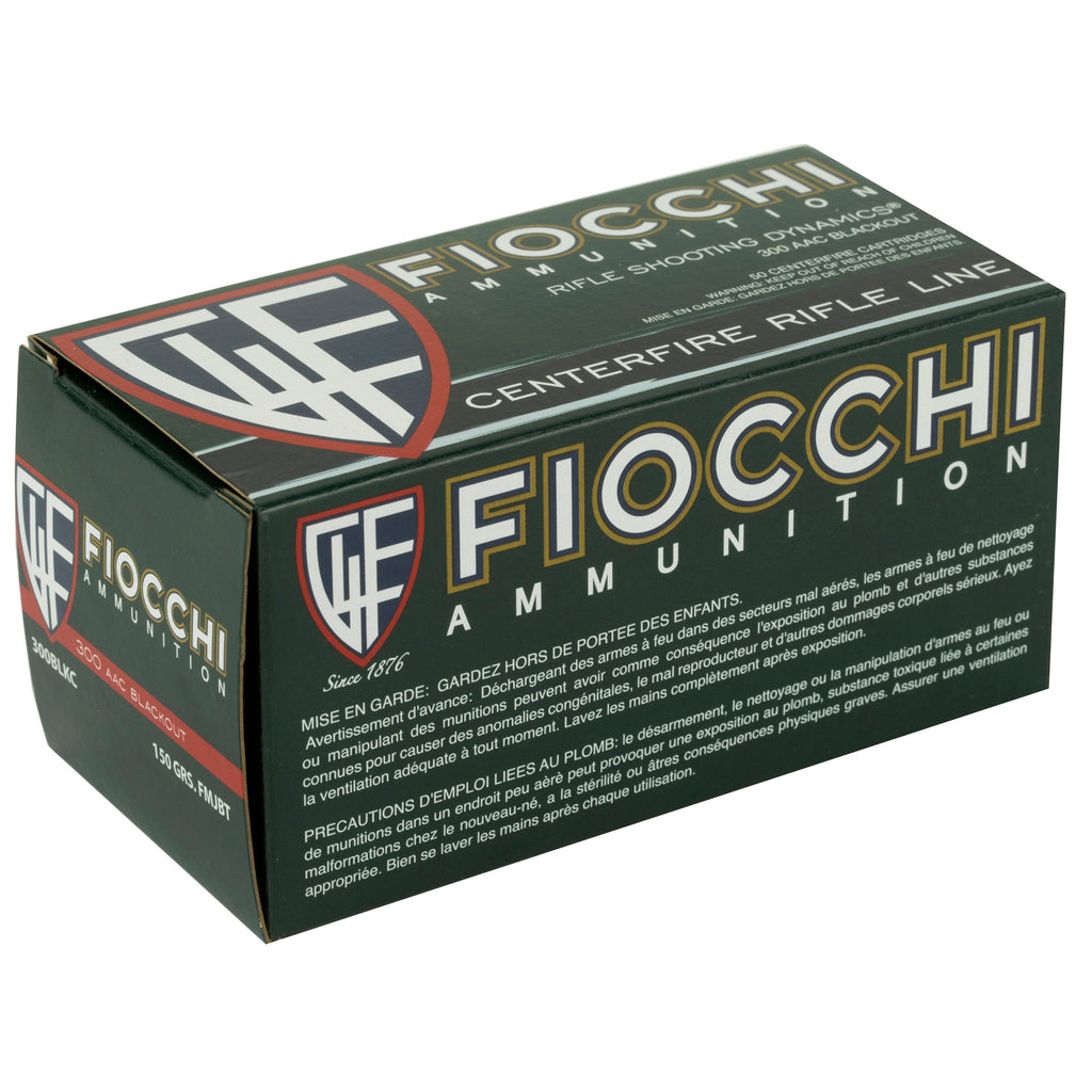 FIOCCHI 300BLK 150GR FMJBT 50/500