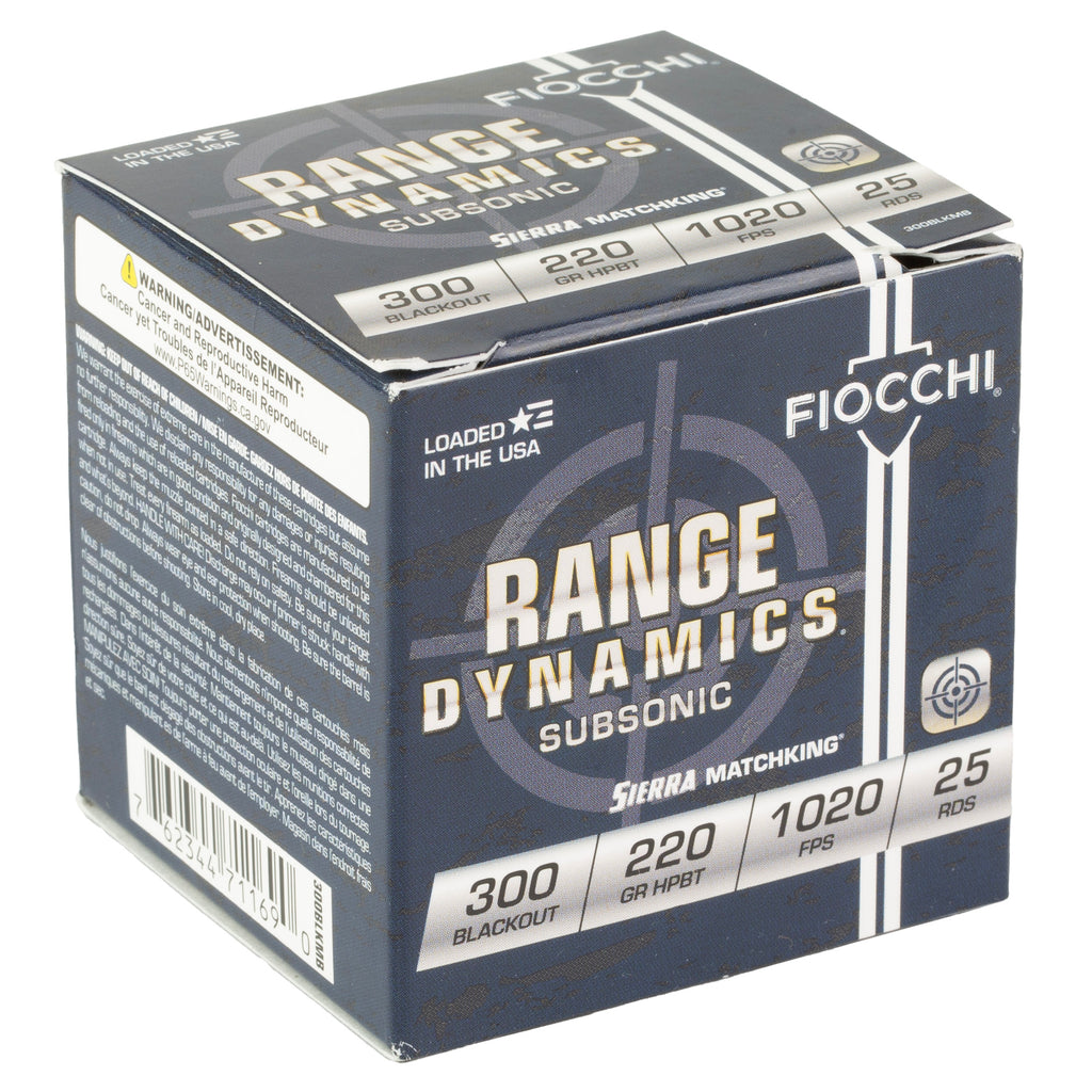 FIOCCHI RNG DYNA 300BLK 220GR 25/500