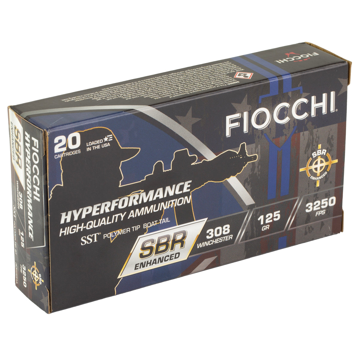 FIOCCHI HYPR SBR 308WIN 125GR 20/200