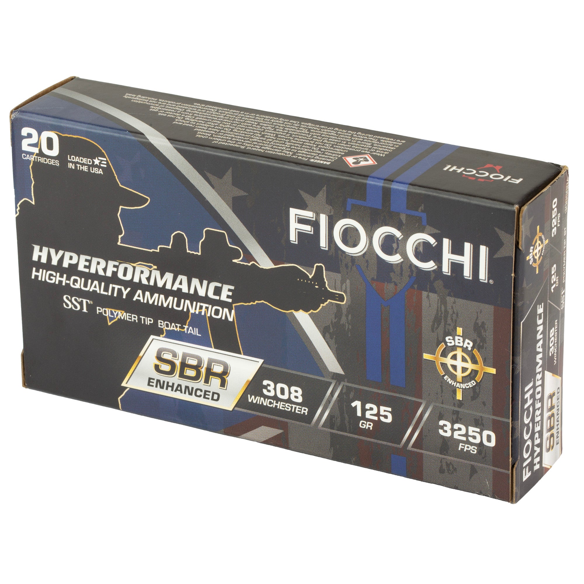 FIOCCHI HYPR SBR 308WIN 125GR 20/200