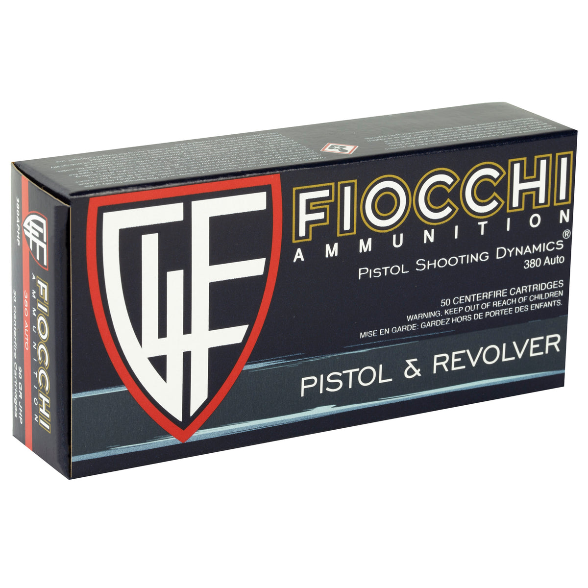 FIOCCHI 380ACP 90GR JHP 50/1000