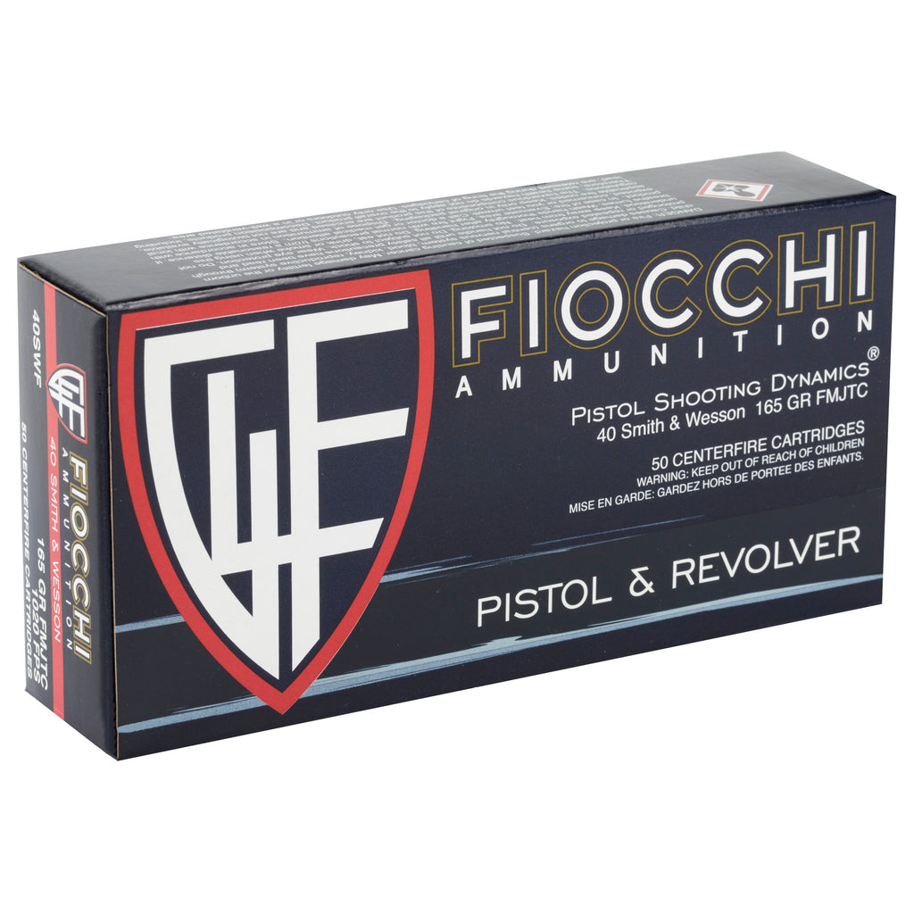 FIOCCHI 40SW 165GR FMJ 50/1000