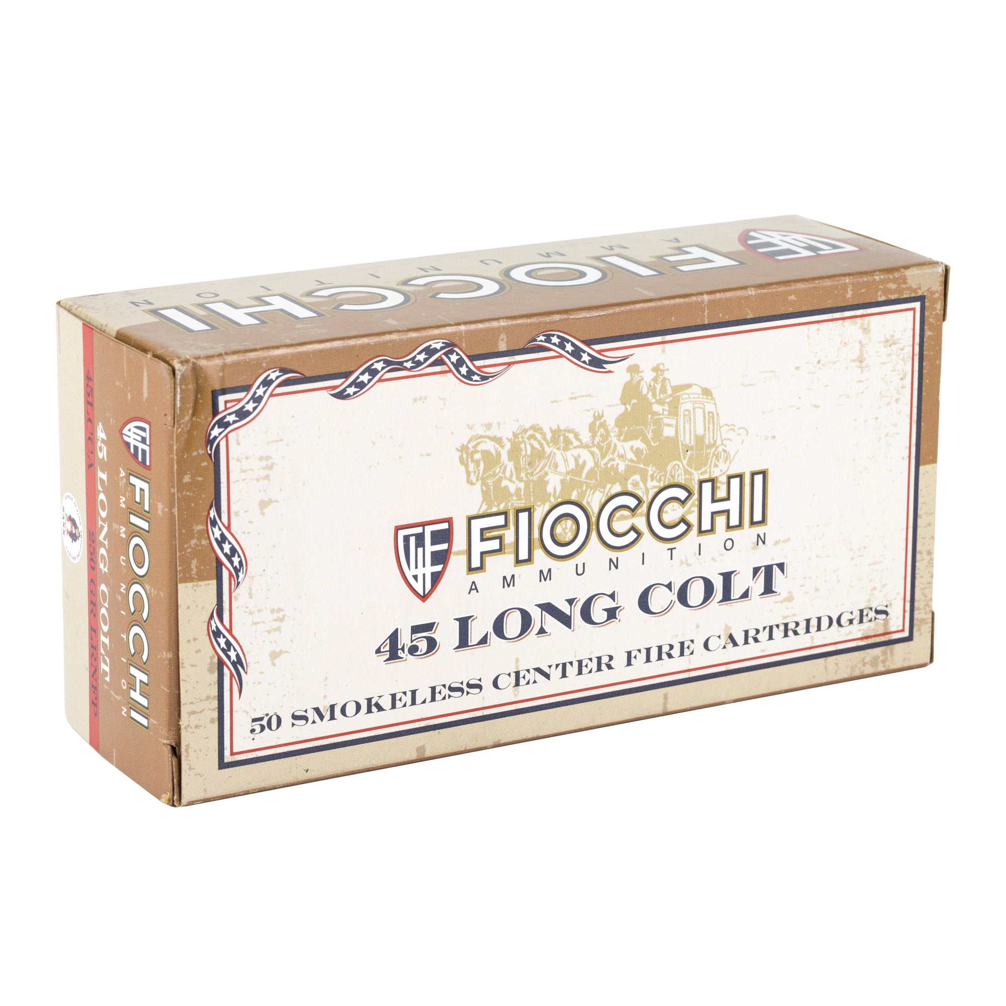 FIOCCHI 45 COLT 250GR LRNFP 50/500
