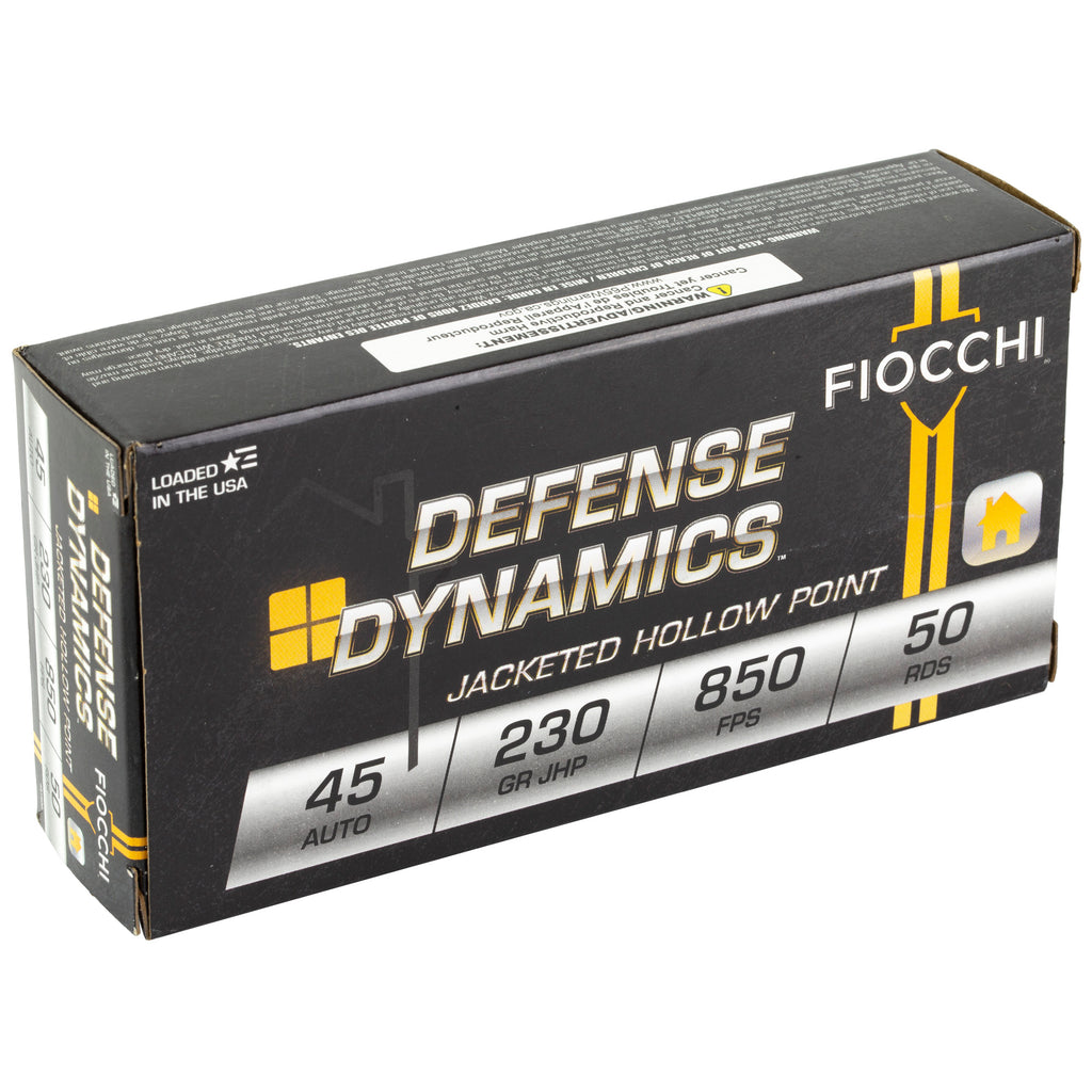 FIOCCHI 45ACP 230GR JHP 50/500