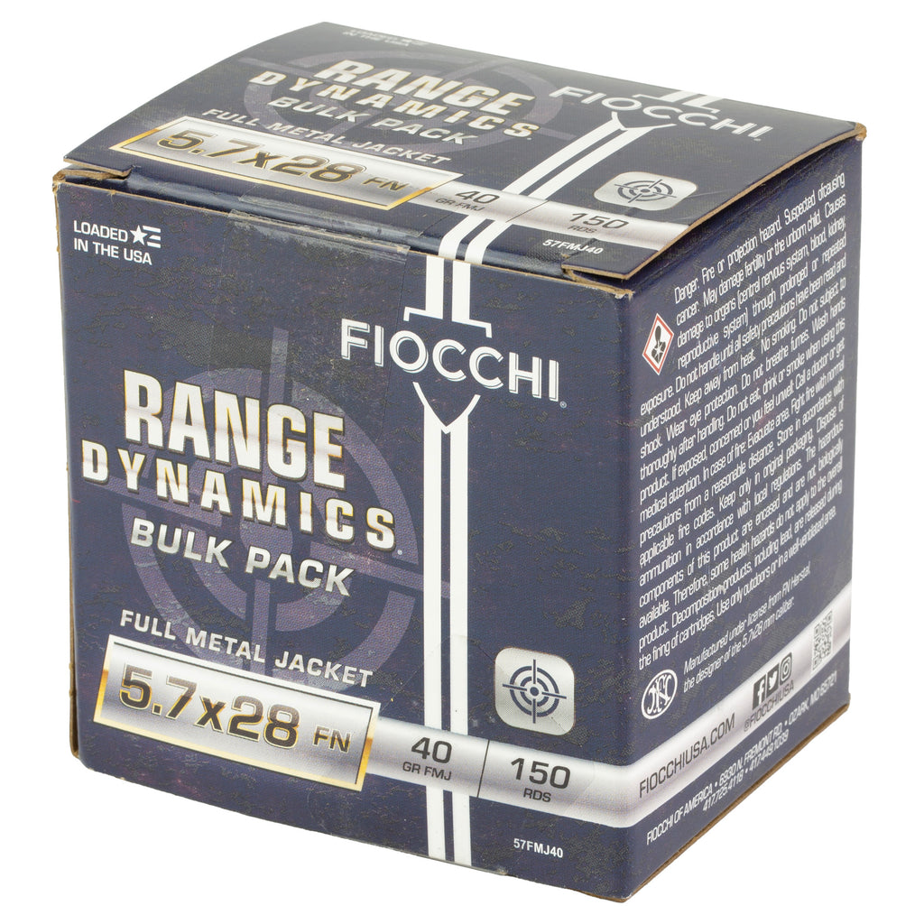 FIOCCHI RD 5.7X28MM 40GR FMJ 150/450
