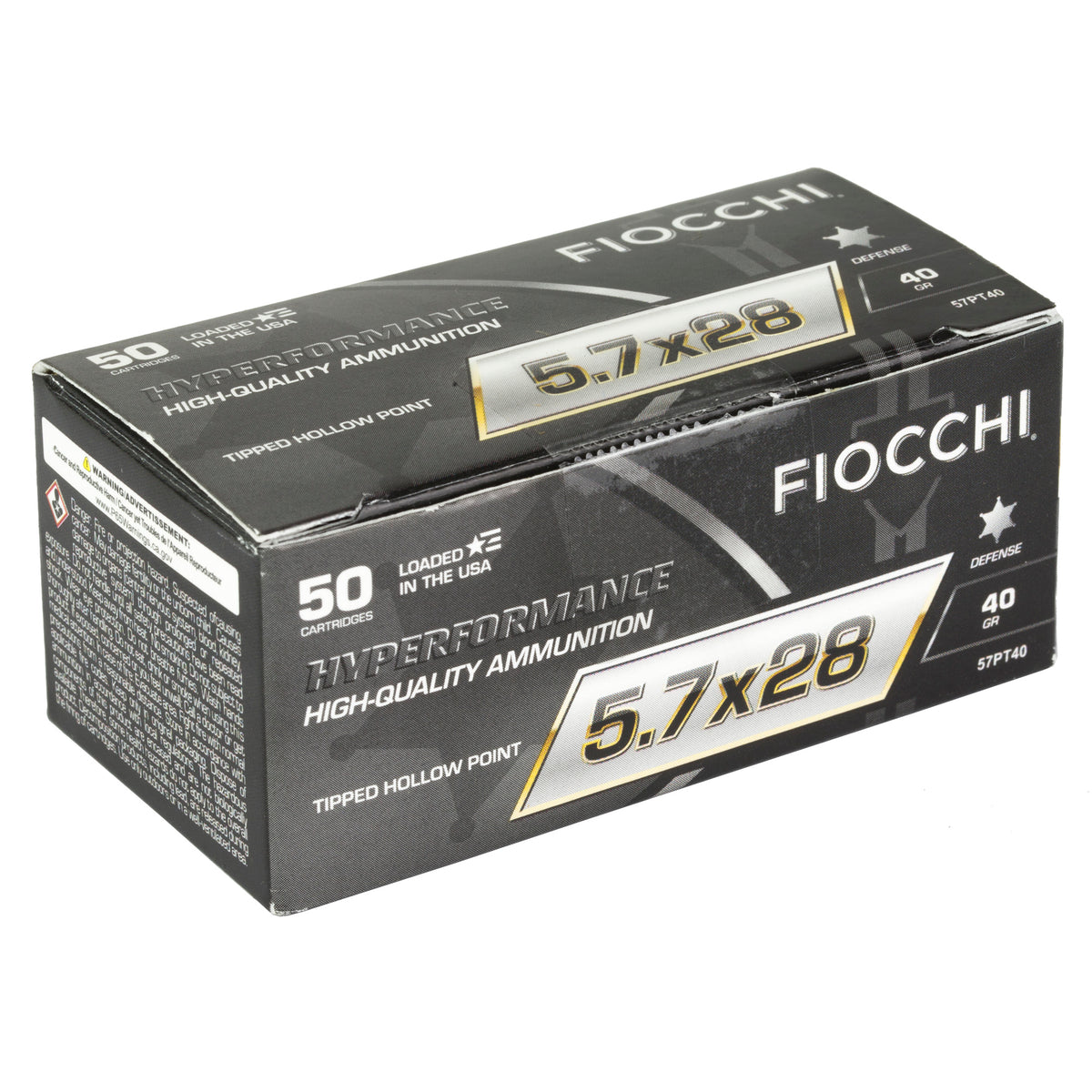 FIOCCHI HP 5.7X28MM 40GR THP 50/500