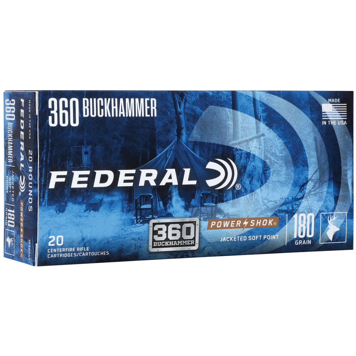 FED PWRSHK 360 BCKHMMR 180GR 20/200