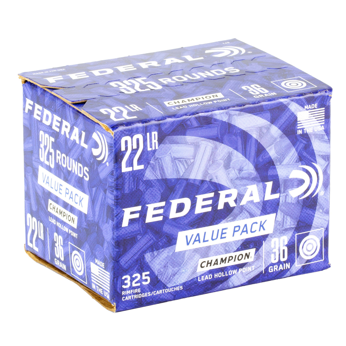 FED 22LR 36GR LEAD HP 325 CT