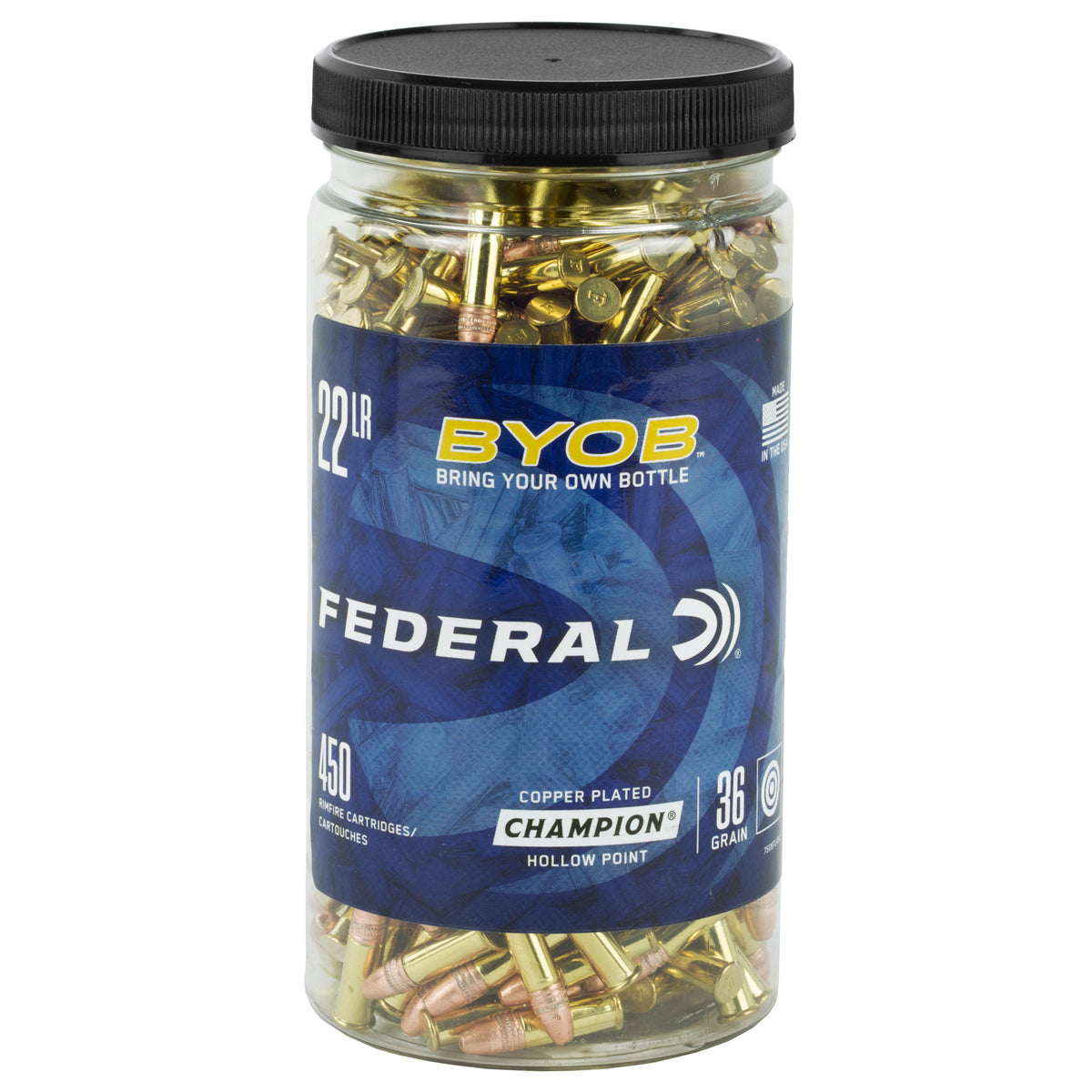 FED 22LR 36GR CPHP BYOB BTL 8X 450CT