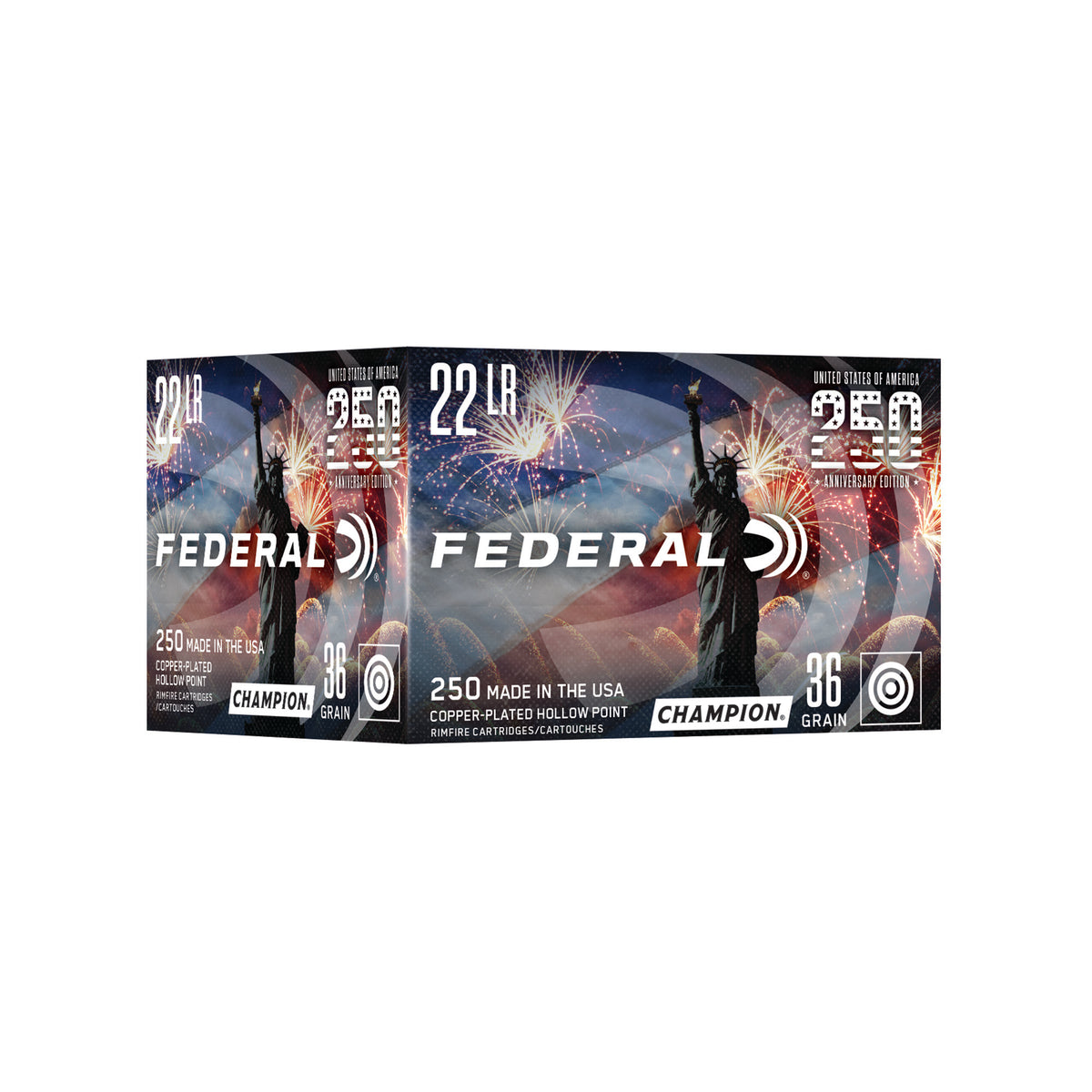 FED 250TH ANV USA 22LR 36GR CPHP