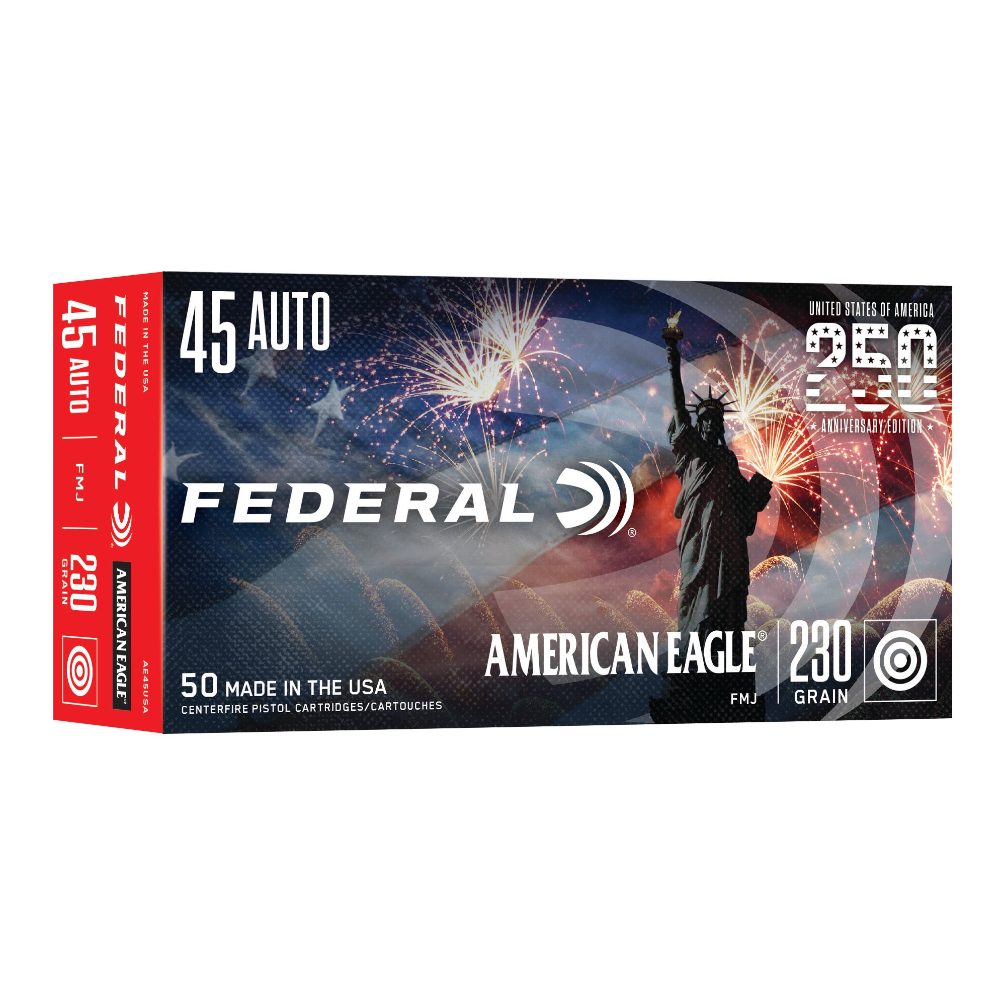 FED 250TH ANV USA 45ACP 230GR FMJ