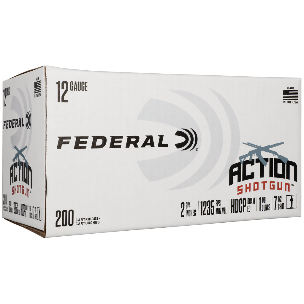 FED ACTN 12GA 2.75 #7.5 200RD