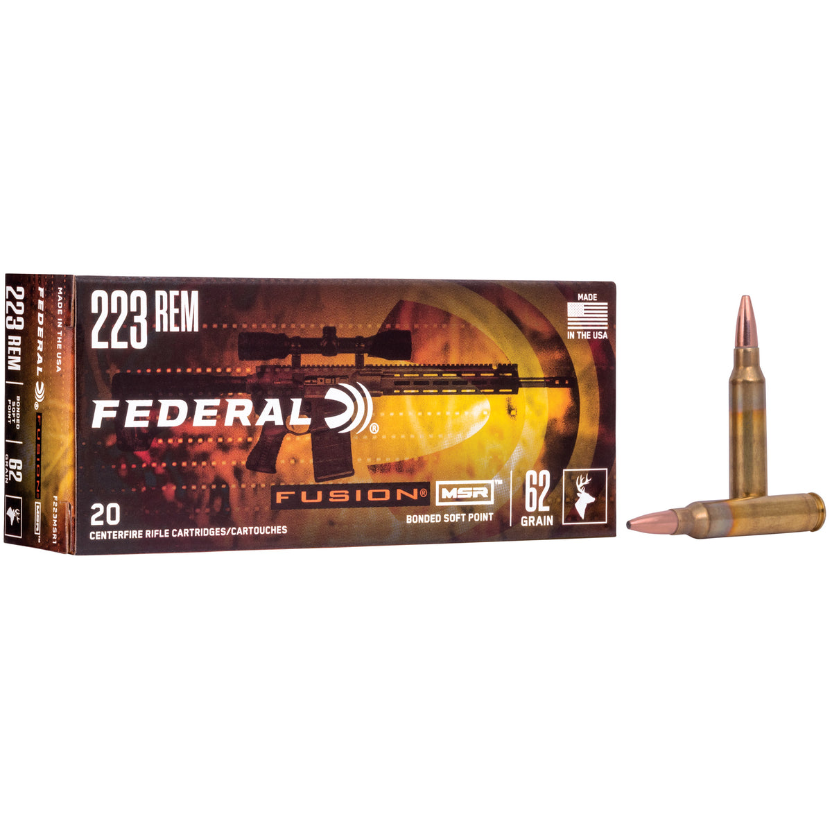 FED FUSION MSR 223REM 62GR SP 20/200
