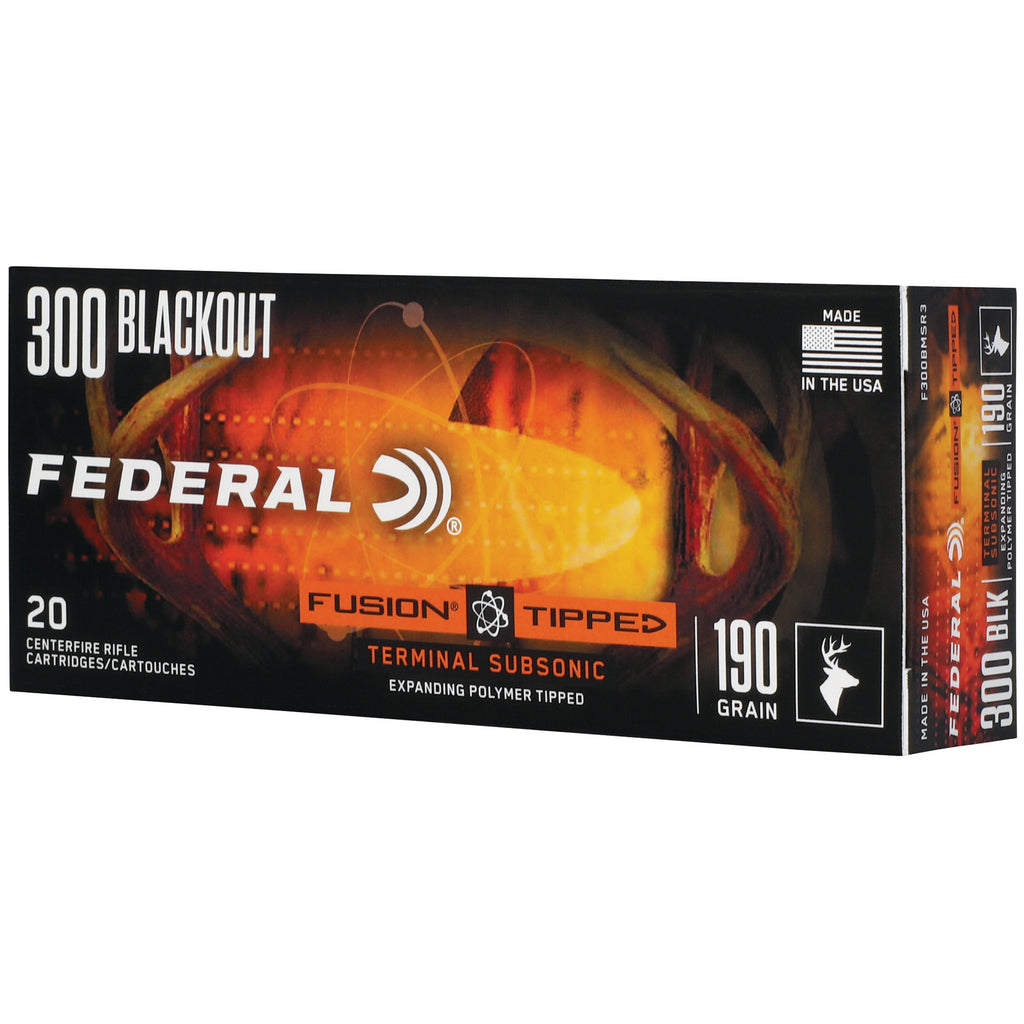 FED FUSION TIP 300BLK 190GR 20/200