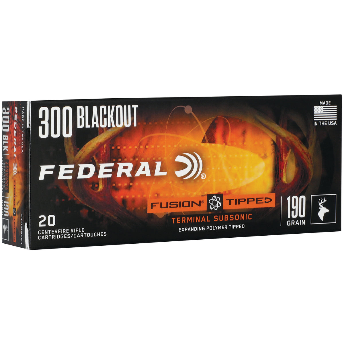 FED FUSION TIP 300BLK 190GR 20/200
