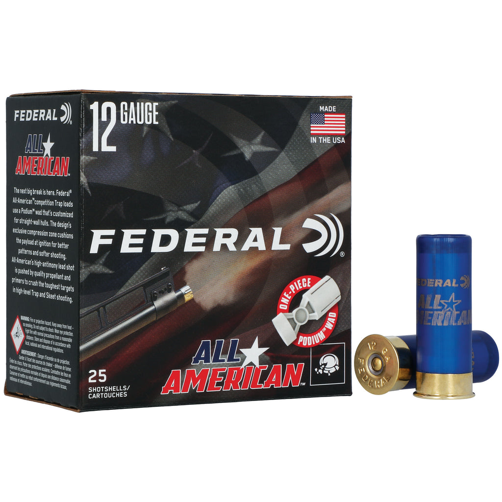 FED ALL AMER 12GA 2.75 1 1/8OZ #7.5