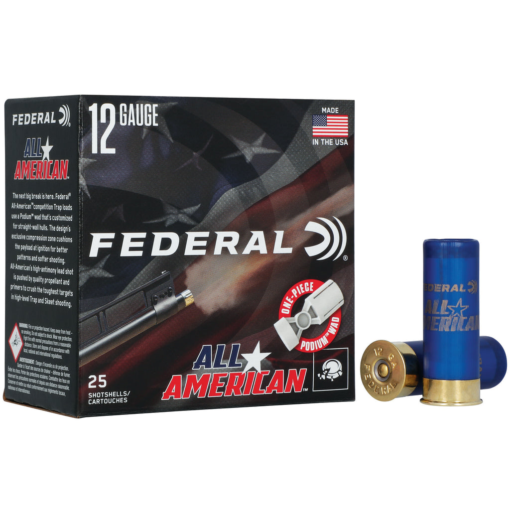 FED ALL AMRCN 12GA 2.75 1 1/8OZ #8