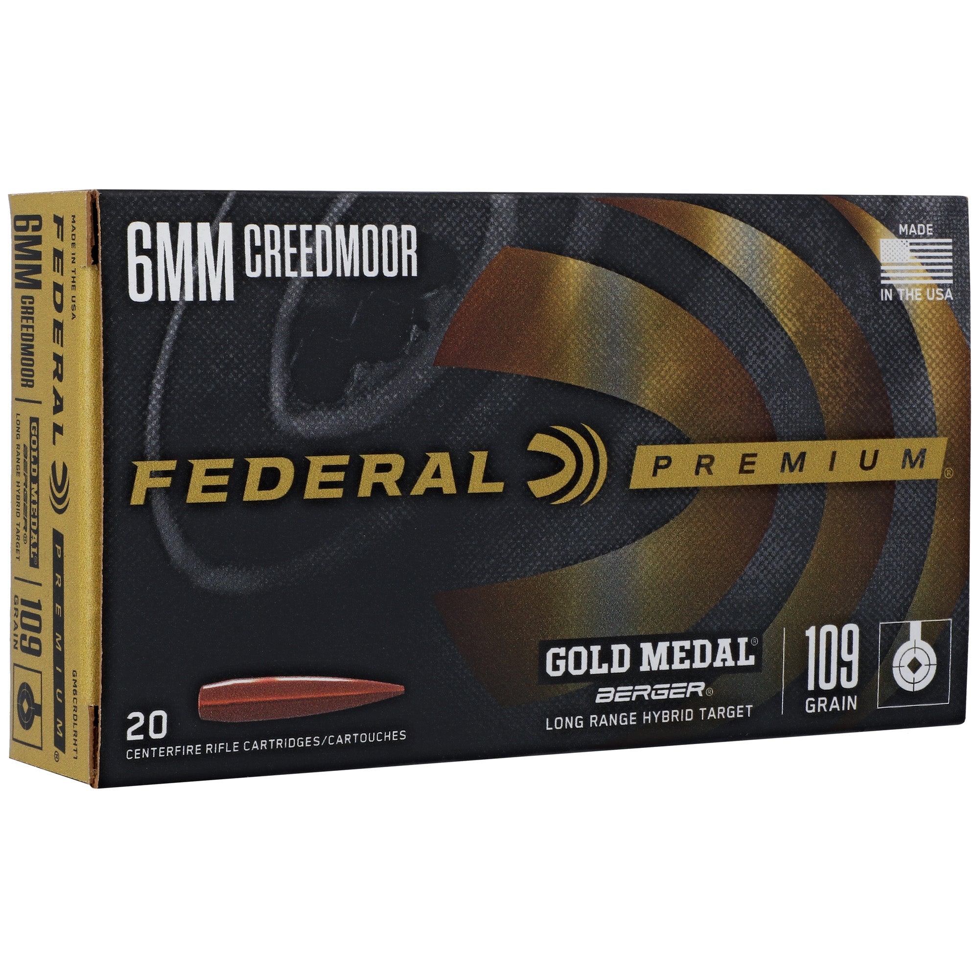 FED GLD MDL 6MM CM 109GR LRT 20/200