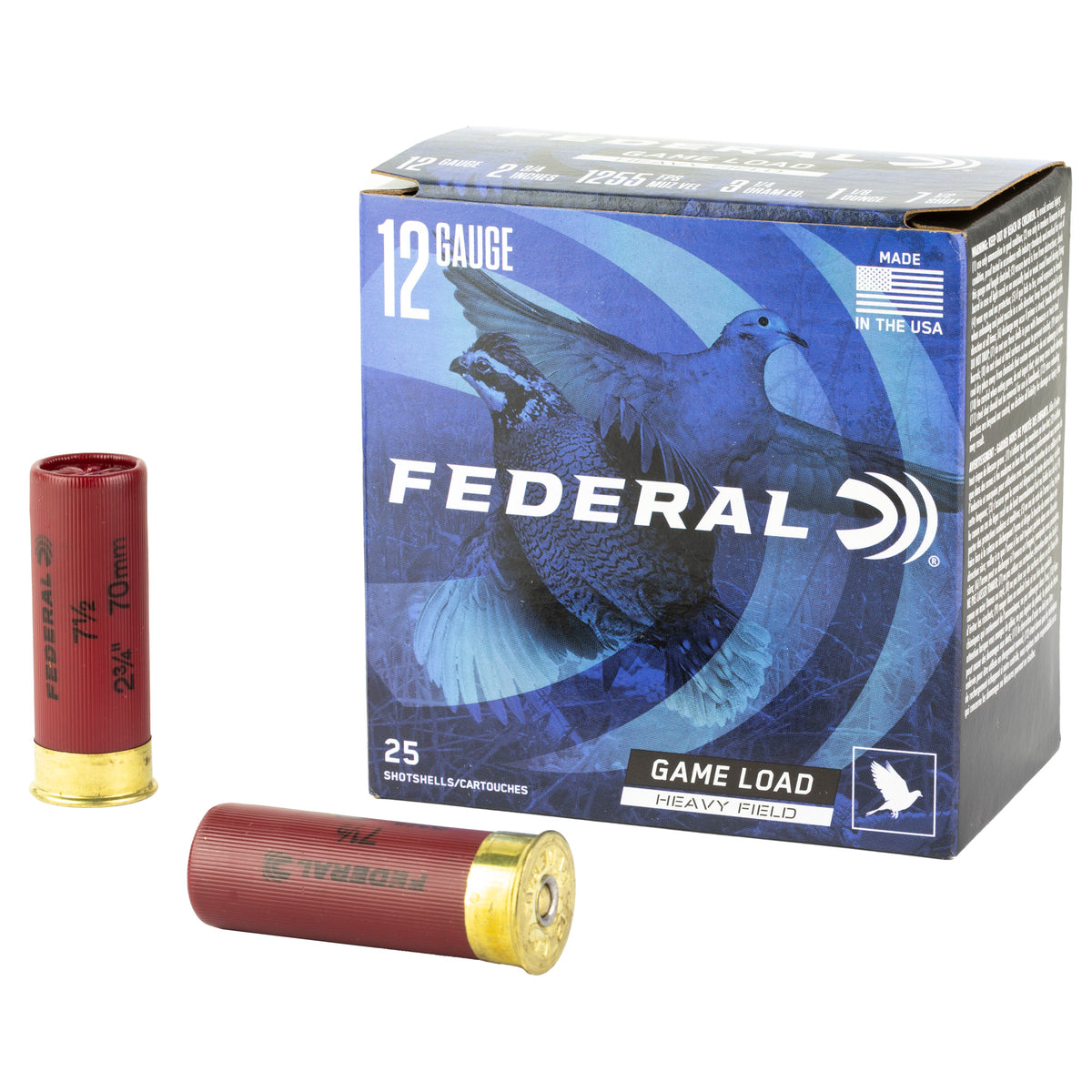 FED GAME LOAD 12GA 2.75 #7.5 25/250
