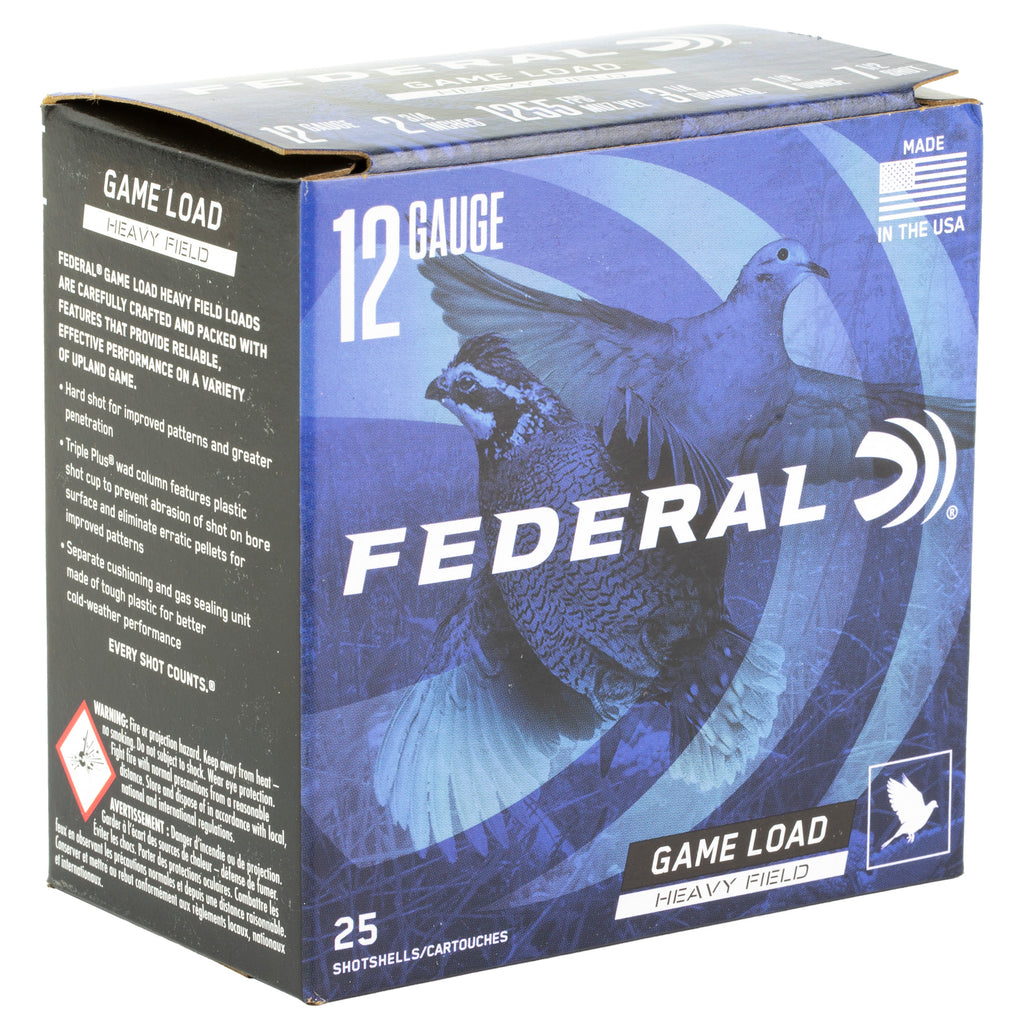FED GAME LOAD 12GA 2.75 #7.5 25/250