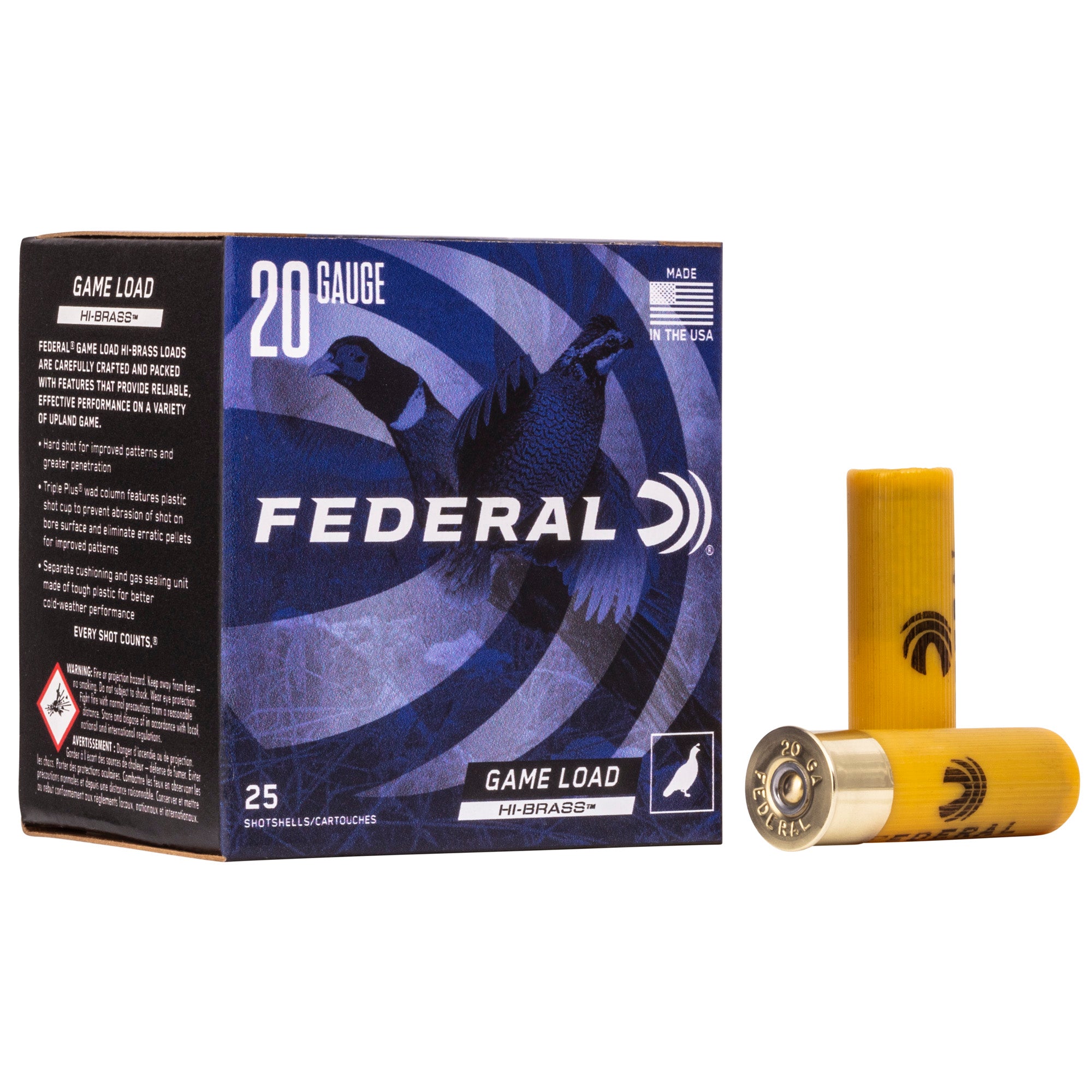 FED GMSHK 20GA 2.75 #7.5 25/250