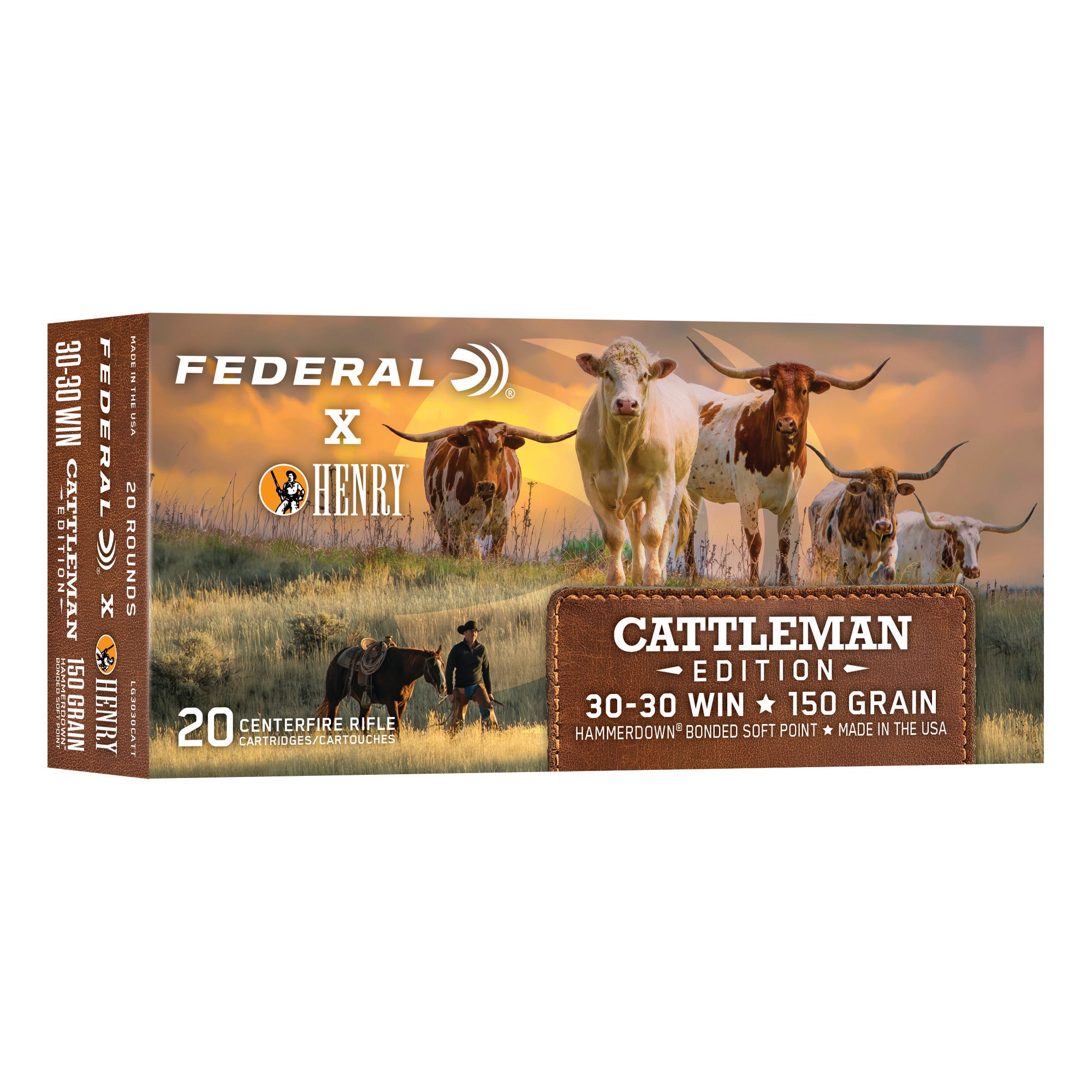 FED HMRDWN 3030WIN 150GR HNRY/CTL ED