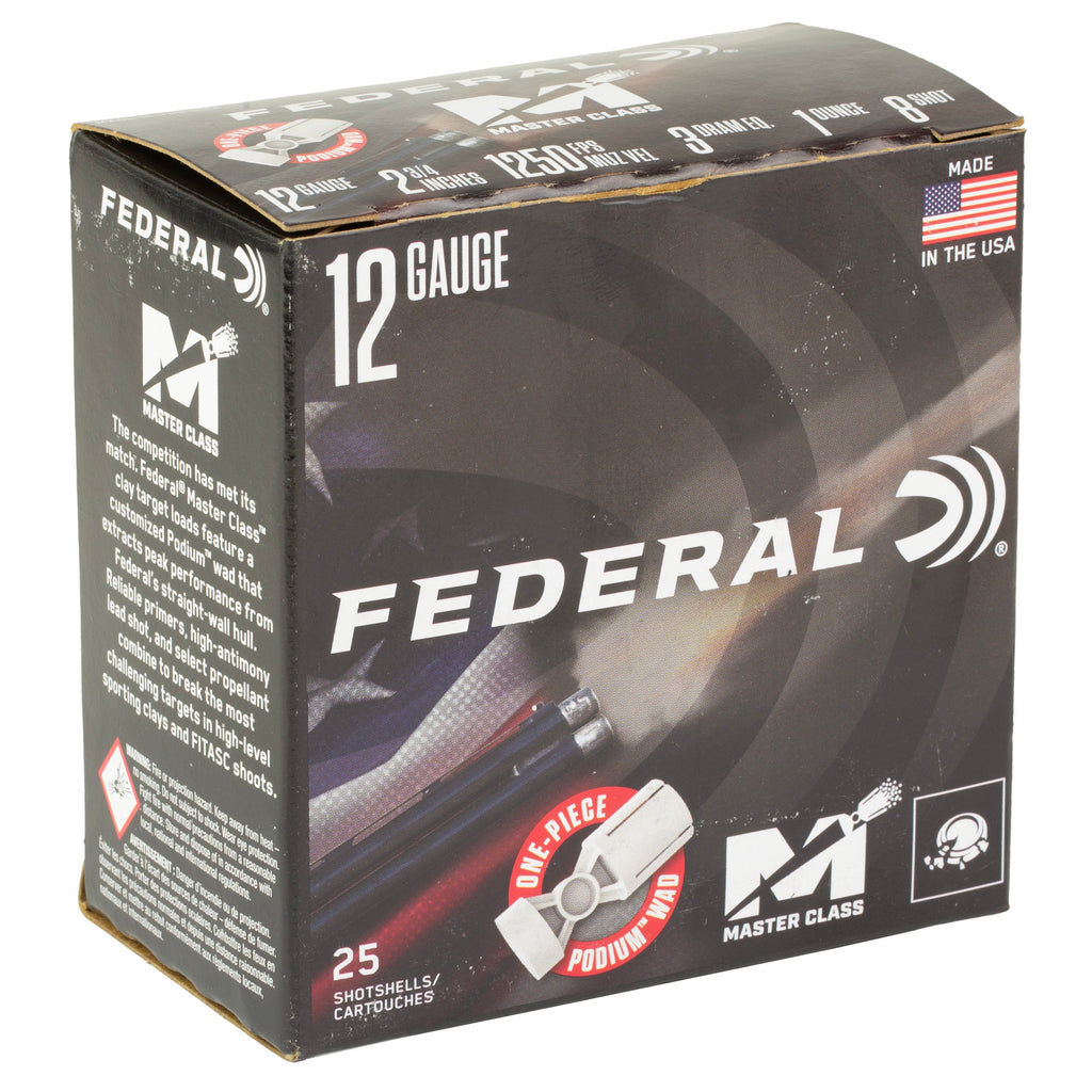 FED MASTER CLASS 12GA 2.75 1OZ #8