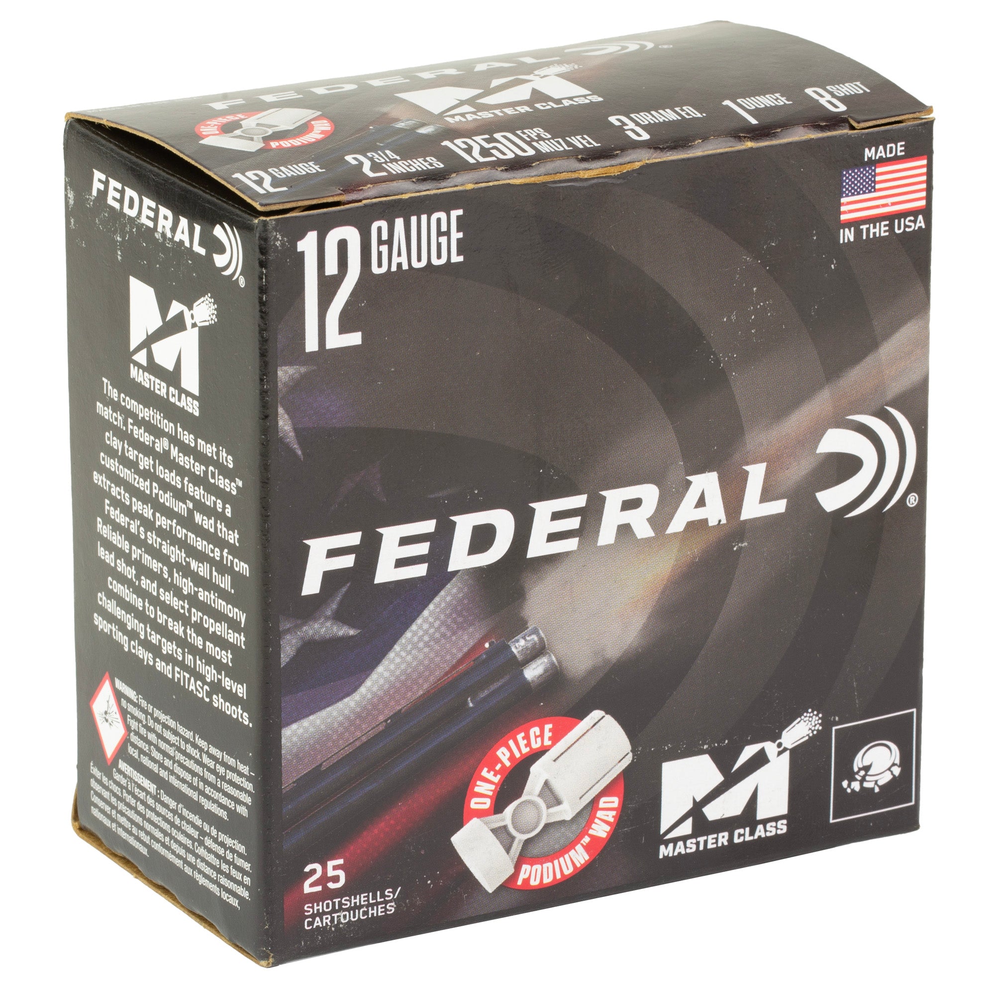 FED MASTER CLASS 12GA 2.75 1OZ #8