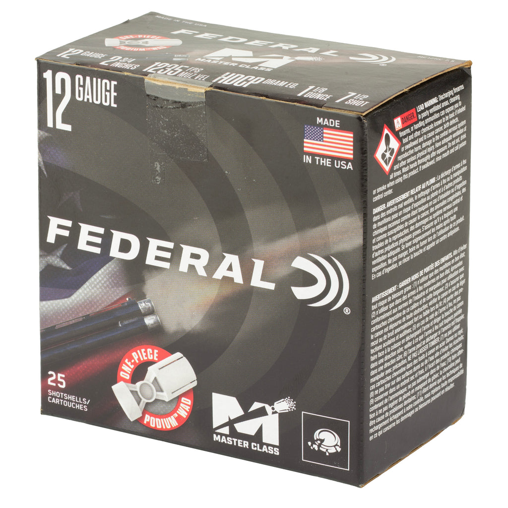 FED MAST CLS 12GA 2.75 1 1/8OZ #7.5