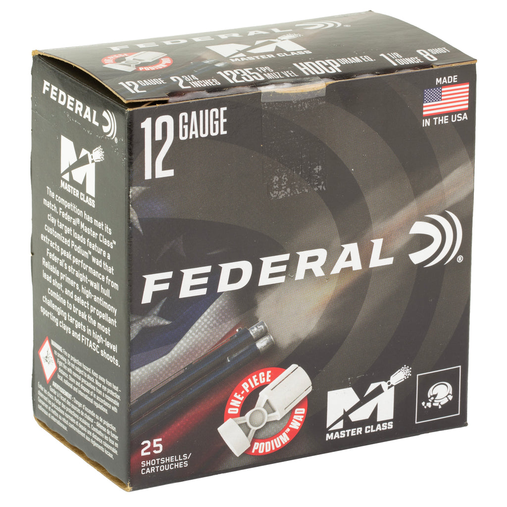 FED MAST CLS 12GA 2.75 1 1/8OZ #8