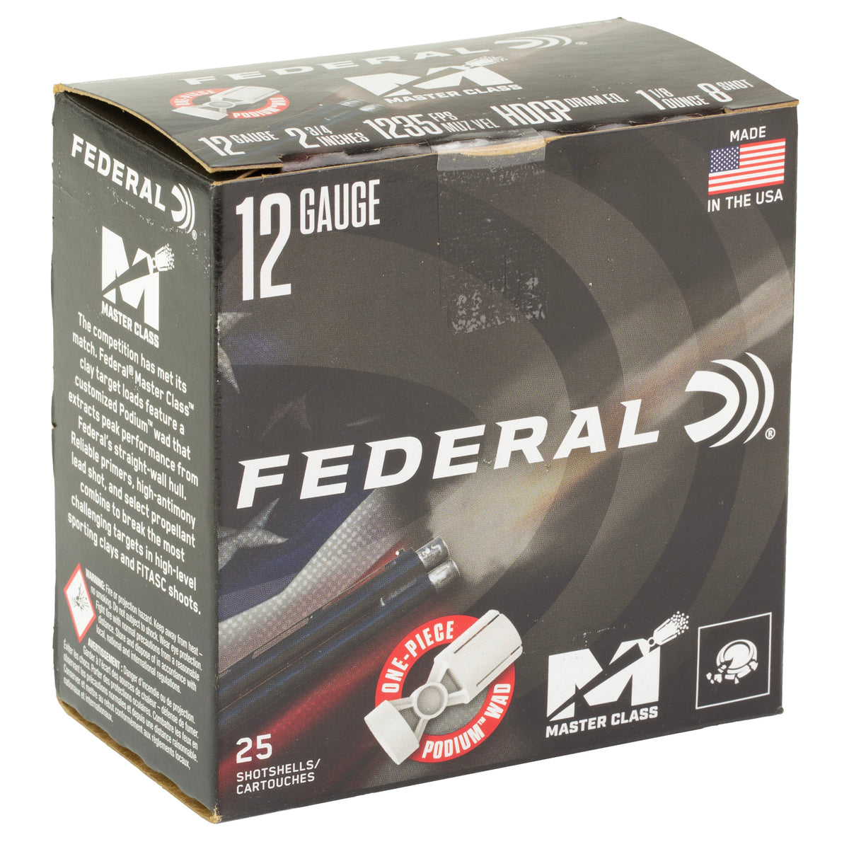 FED MAST CLS 12GA 2.75 1 1/8OZ #8
