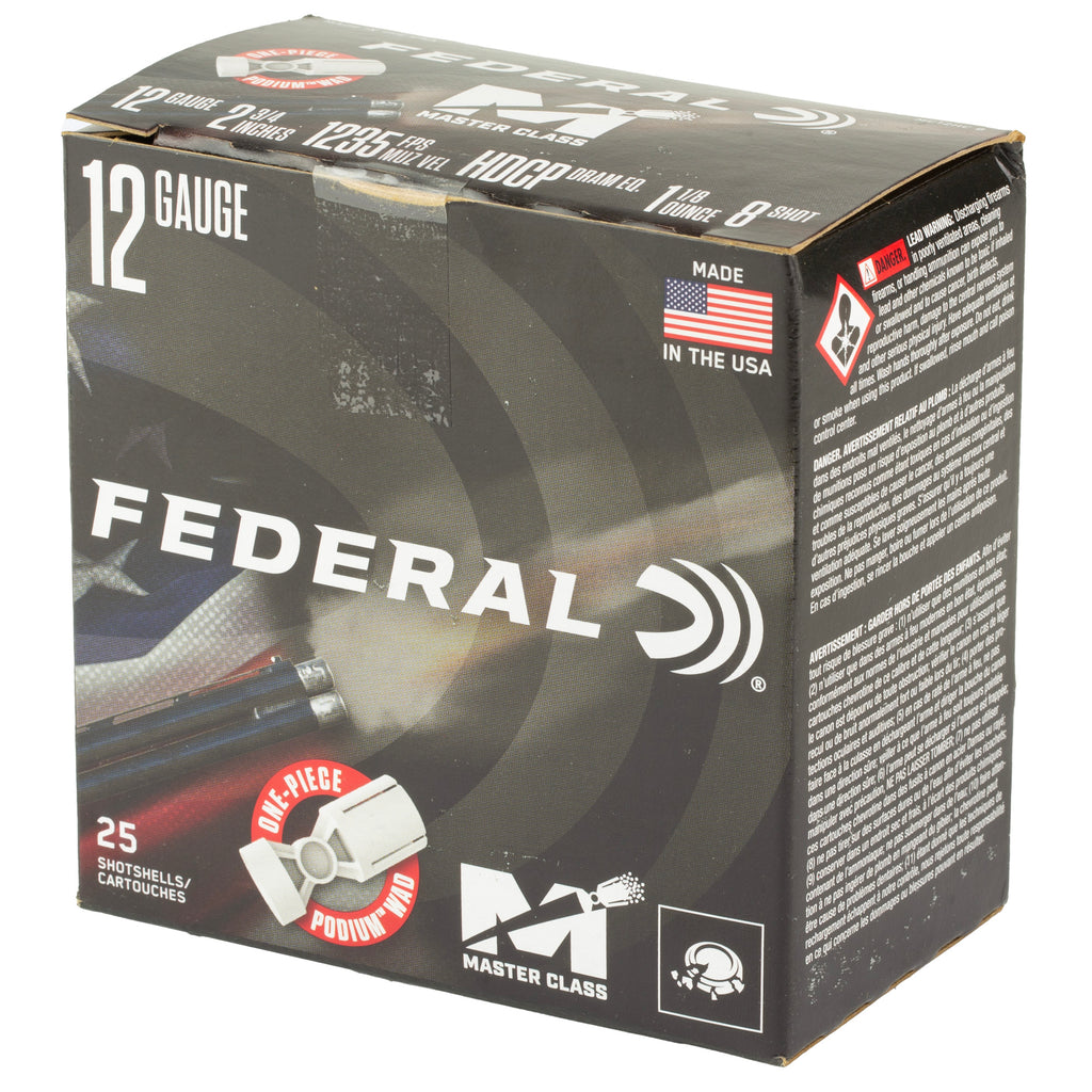 FED MAST CLS 12GA 2.75 1 1/8OZ #8