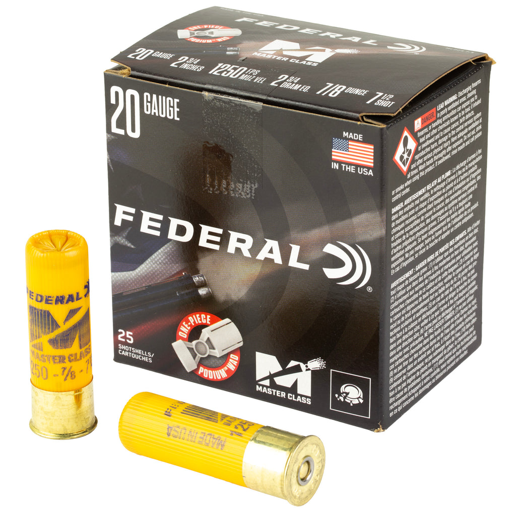 FED MSTR CLASS 20GA 2.75 7/8OZ #7.5