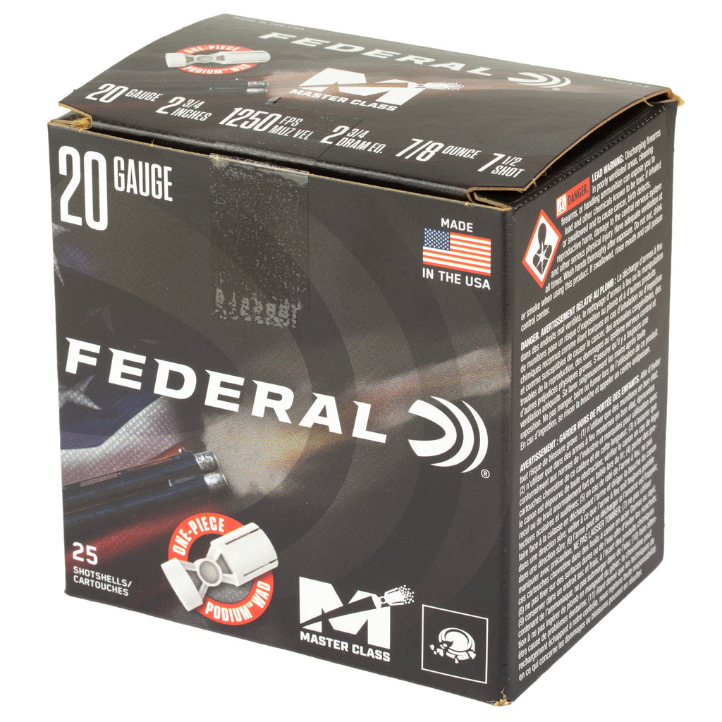 FED MSTR CLASS 20GA 2.75 7/8OZ #7.5