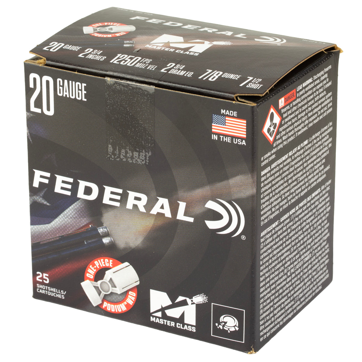 FED MSTR CLASS 20GA 2.75 7/8OZ #7.5