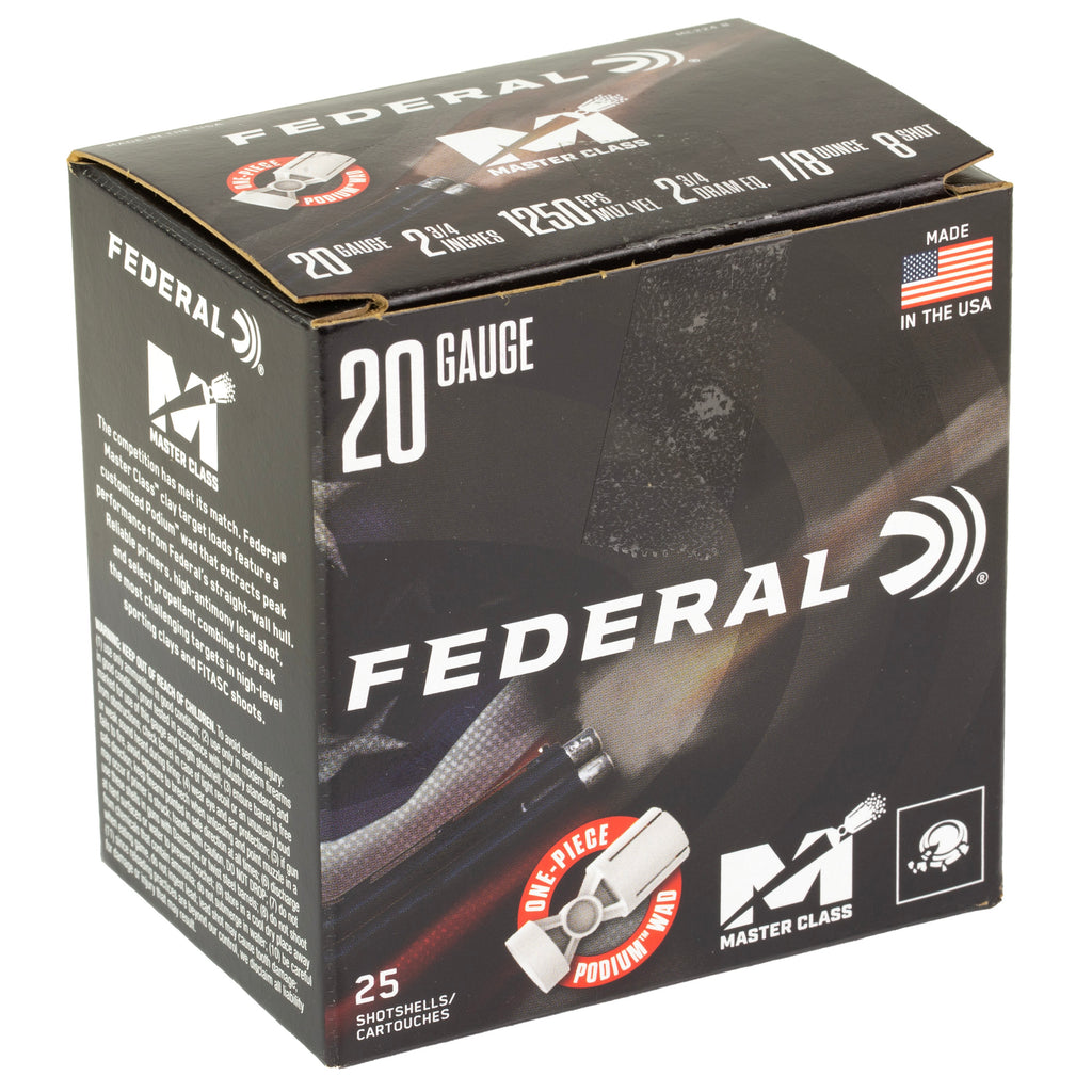 FED MASTER CLASS 20GA 2.75 7/8OZ #8
