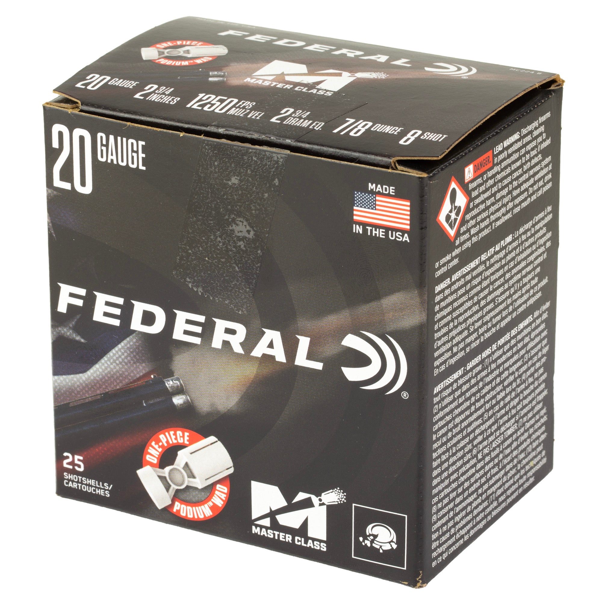FED MASTER CLASS 20GA 2.75 7/8OZ #8