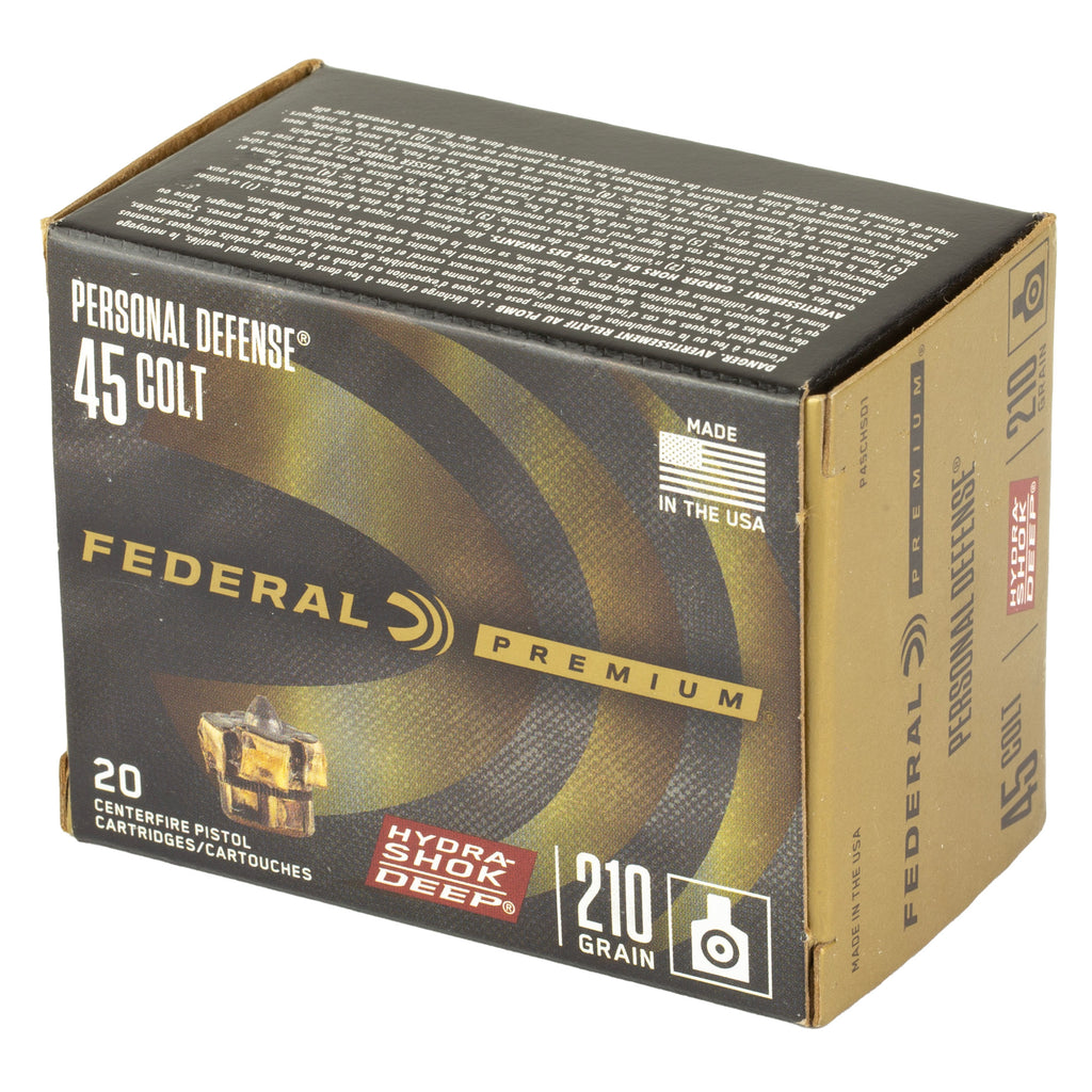 FED HYDRASHOK DEEP 45COLT 210GR 20