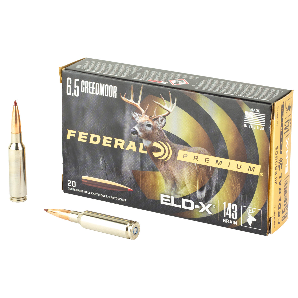 FED PREM 6.5CM 143GR ELD-X 20/200